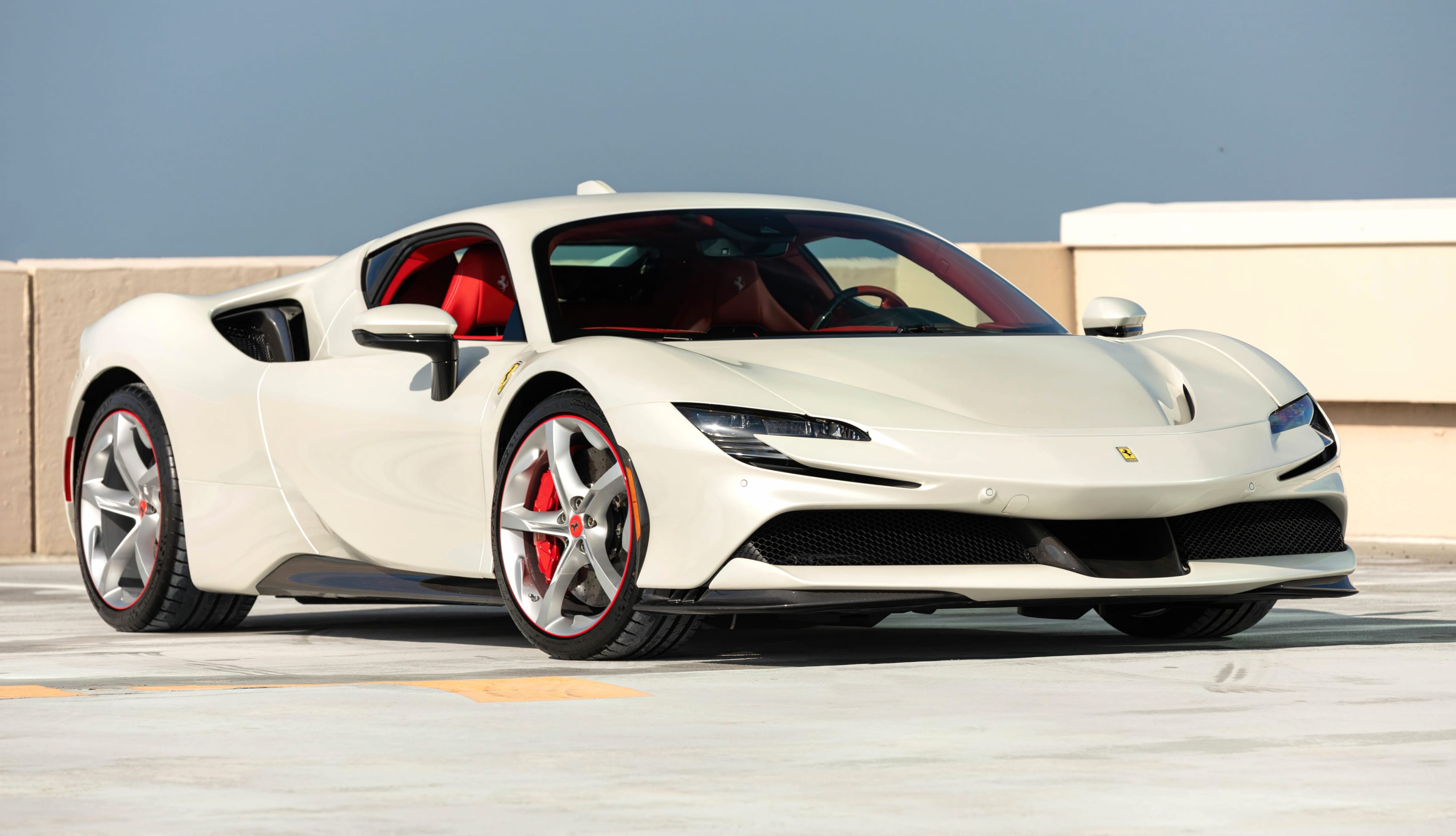 Ferrari SF90 Stradale 8K at 640 x 960 iPhone 4 size wallpapers HD quality