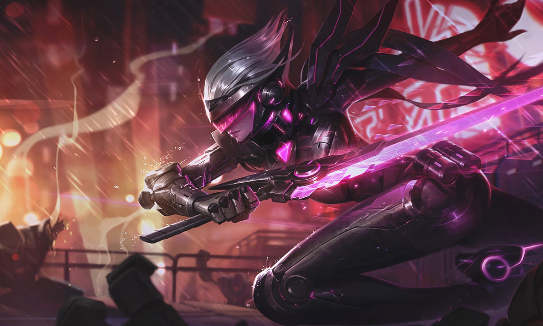 Fiora in Demacia - HD League of Legends Wallpaper at 1600 x 1200 size wallpapers HD quality