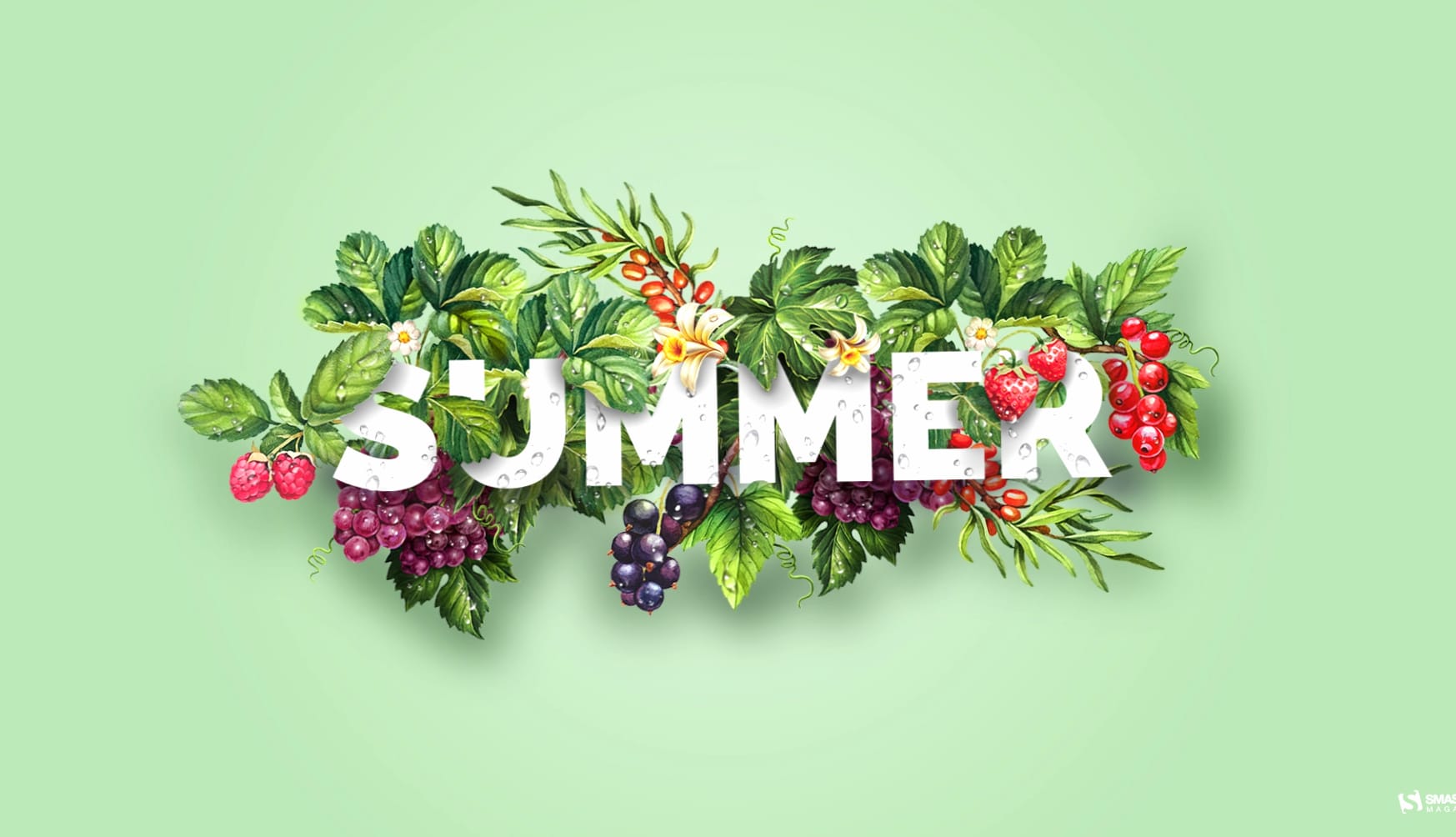 Flower Fruit Word Artistic Summer wallpapers HD quality