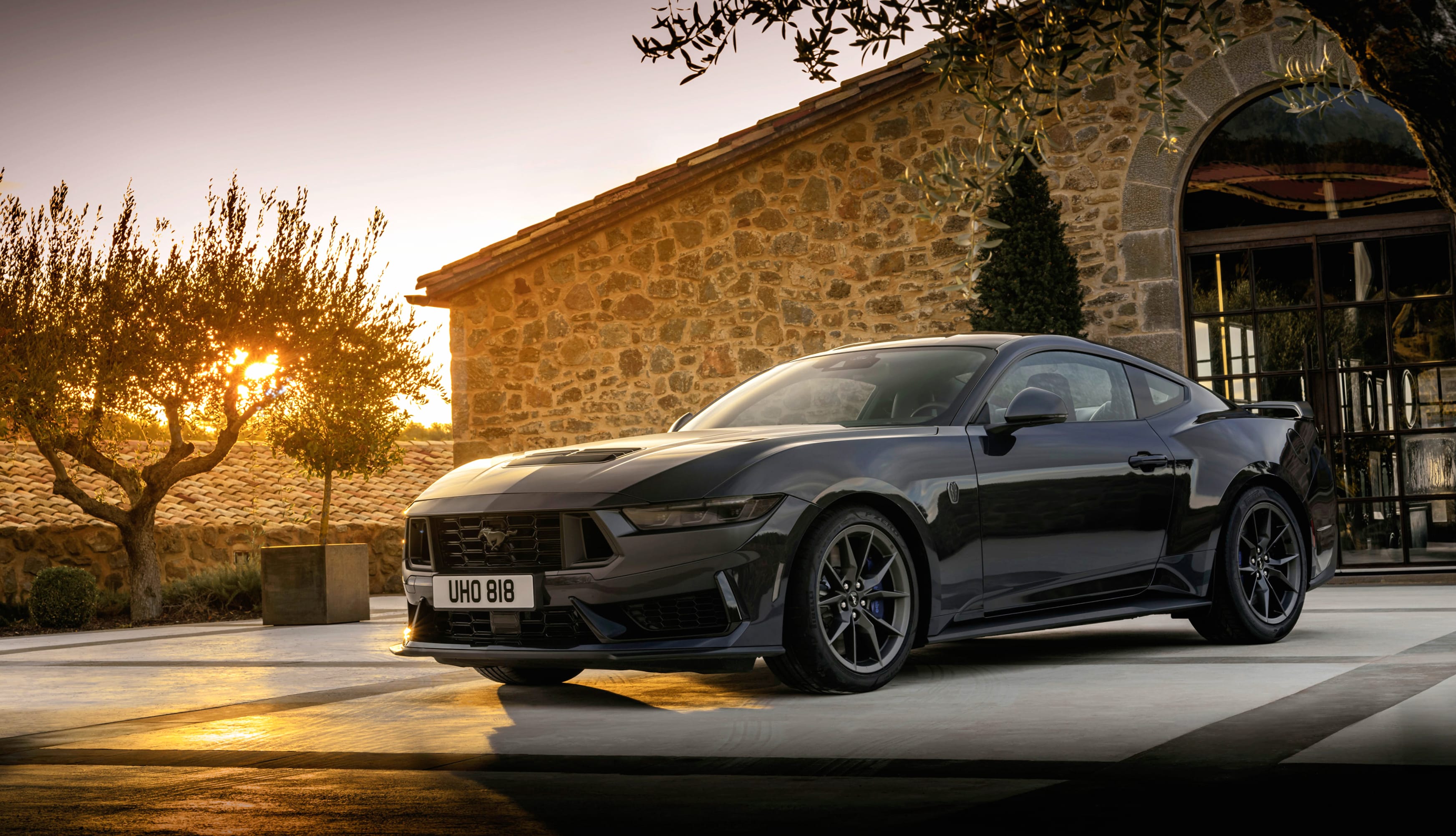 Ford Mustang Dark Horse Sunset wallpapers HD quality