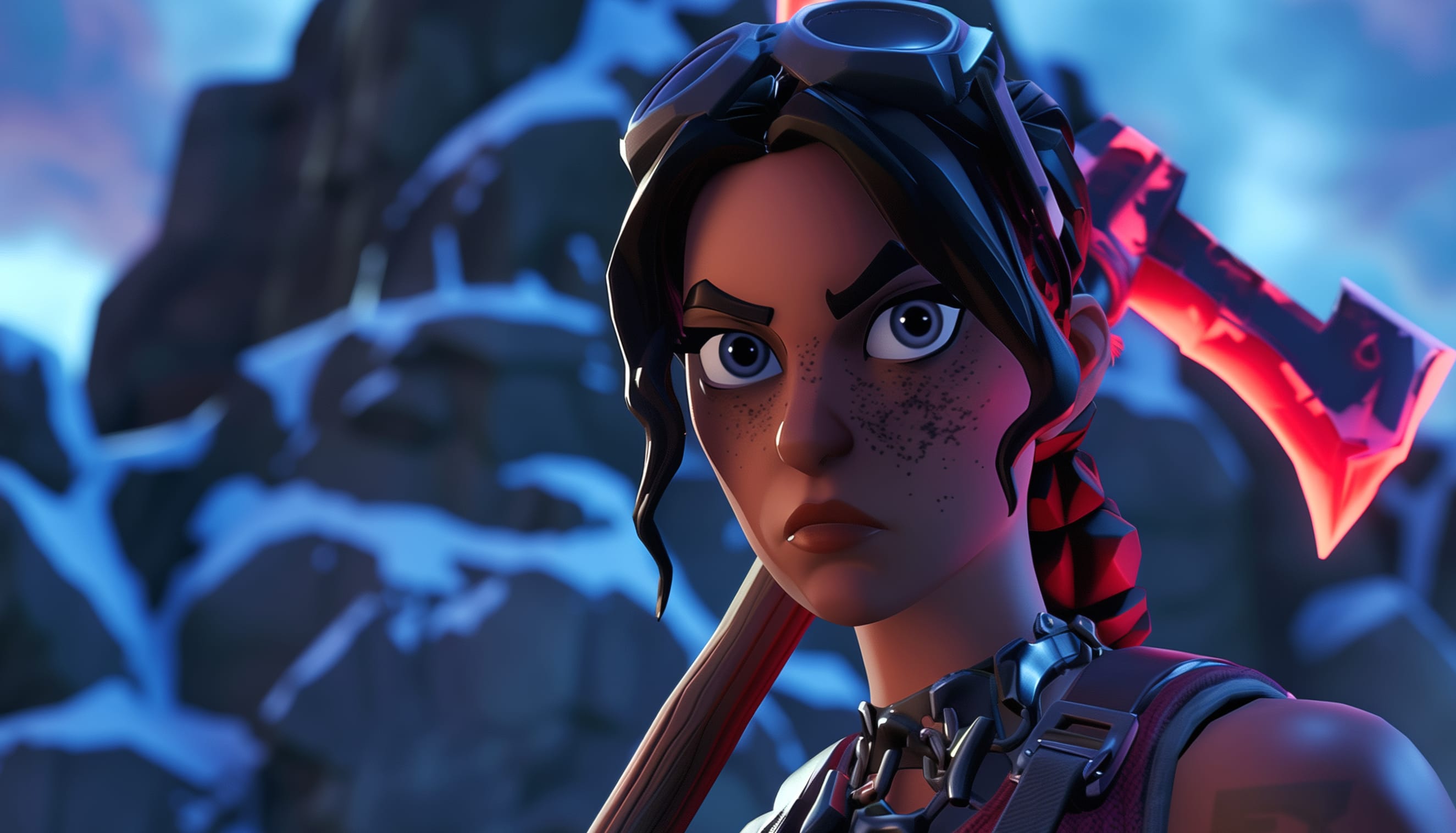 Fortnite Battle Royale - Intense Gamer Character wallpapers HD quality