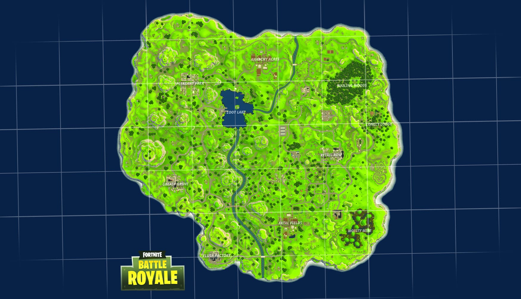 Fortnite Battle Royale Map wallpapers HD quality