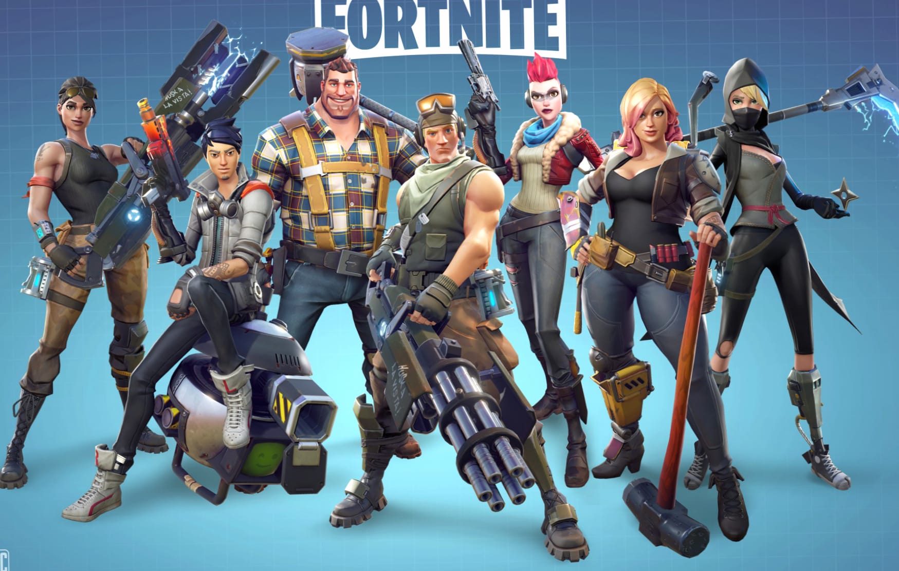 Fortnite Heroes at 320 x 480 iPhone size wallpapers HD quality