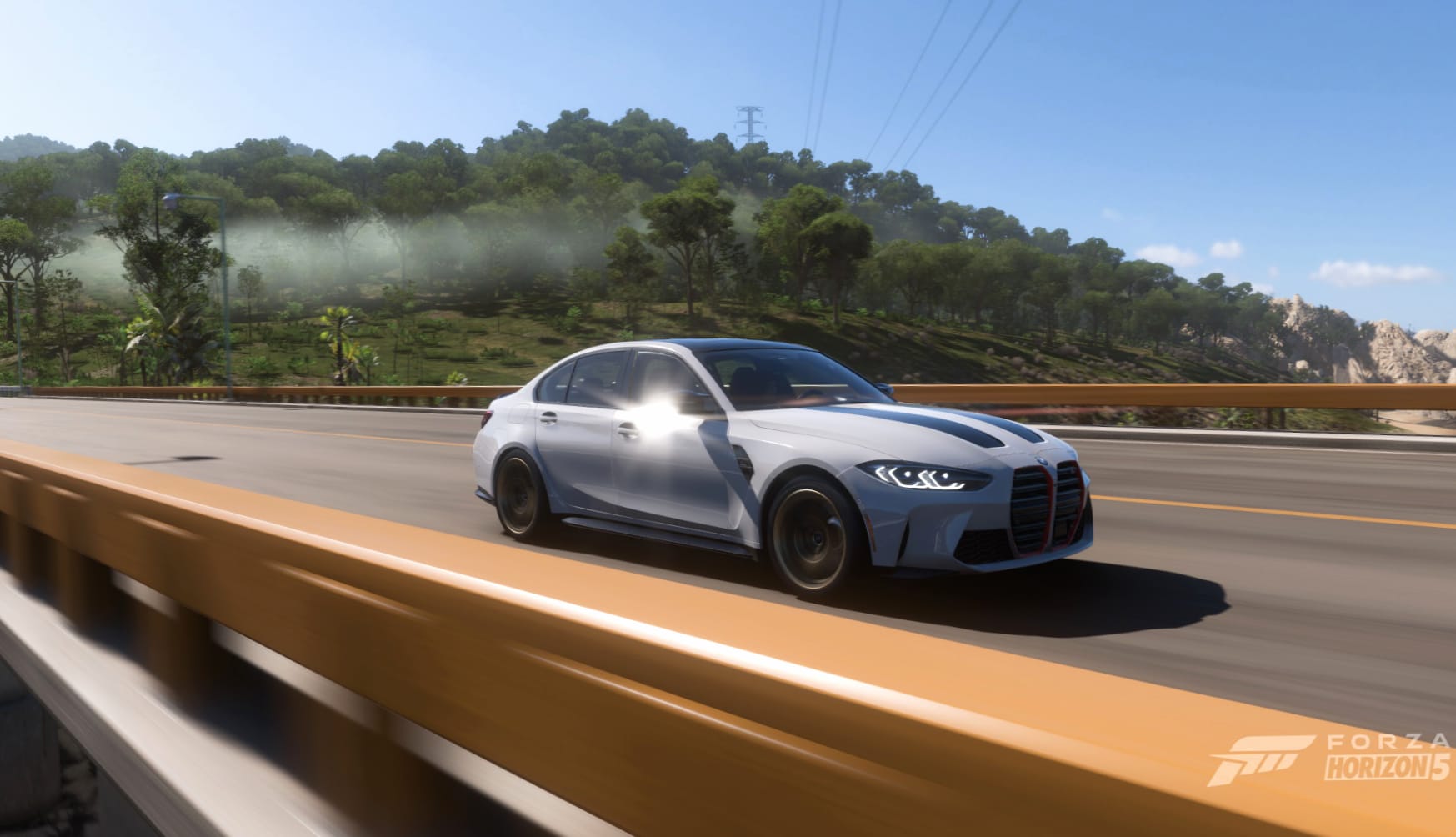 Forza Horizon 5 BMW M3 Competition Sedan at 640 x 1136 iPhone 5 size wallpapers HD quality