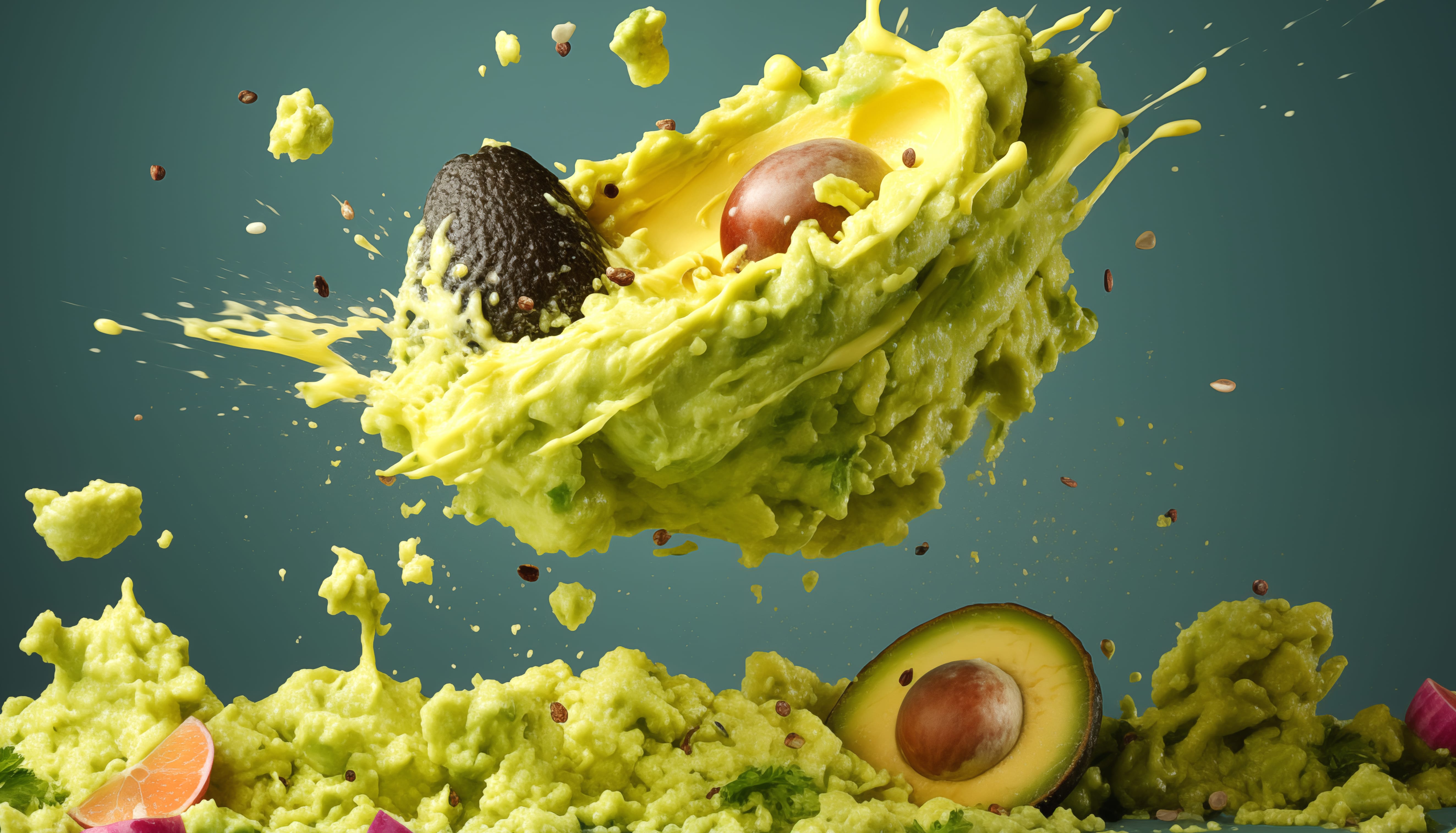 Fresh Guacamole Explosion wallpapers HD quality