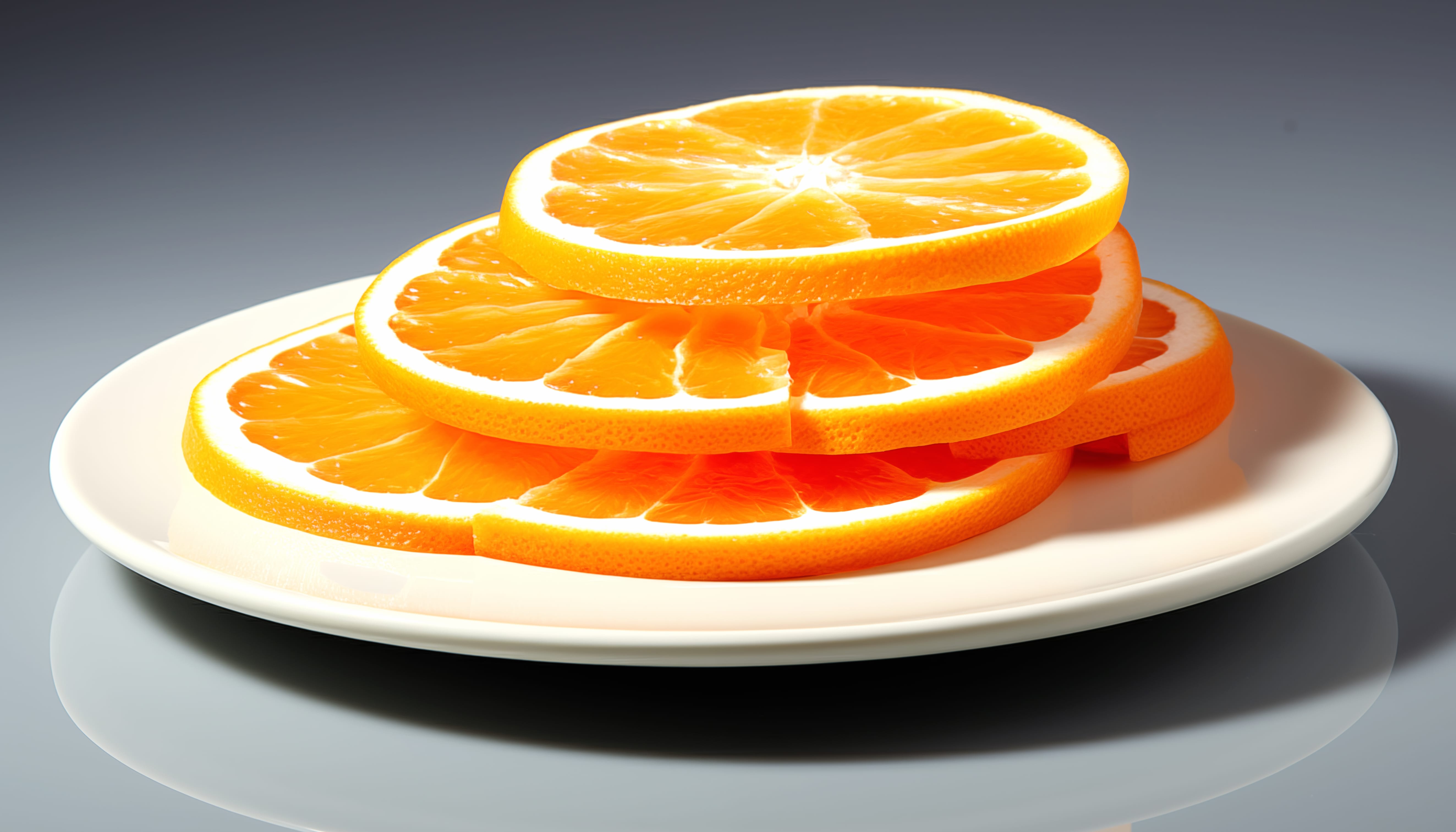 Fresh Orange Slices wallpapers HD quality