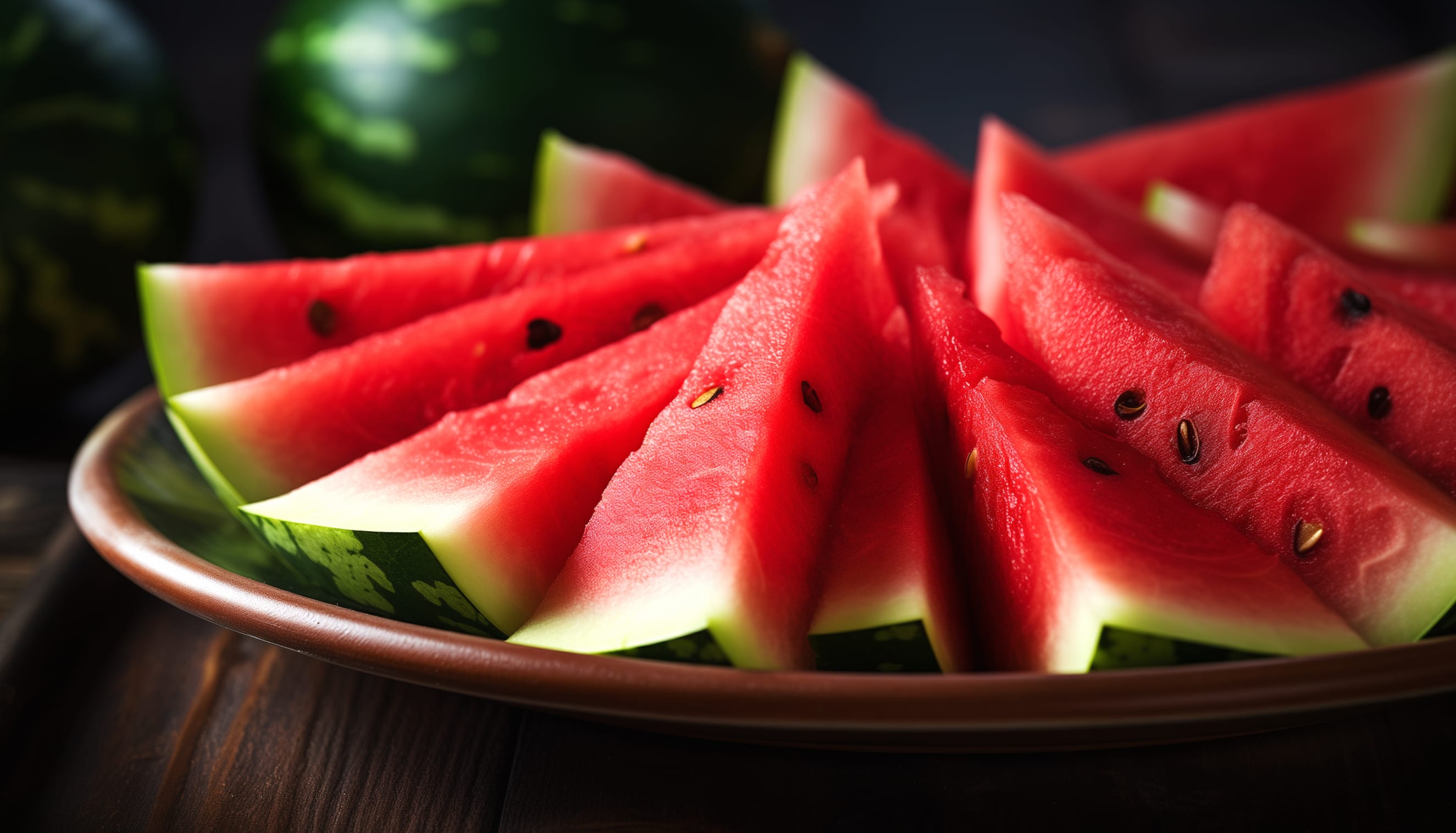 Fresh Watermelon Slices wallpapers HD quality