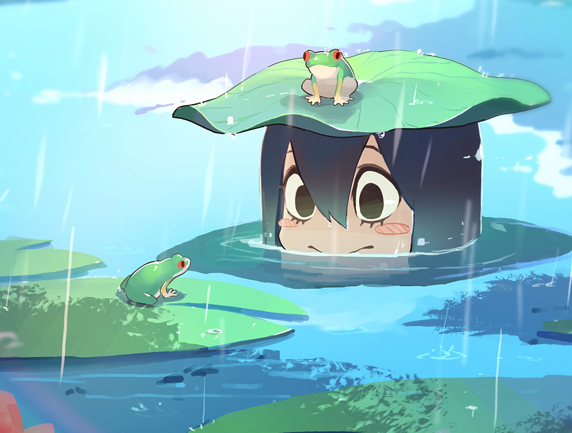 Frog Paradise Tsuyu Asui wallpapers HD quality