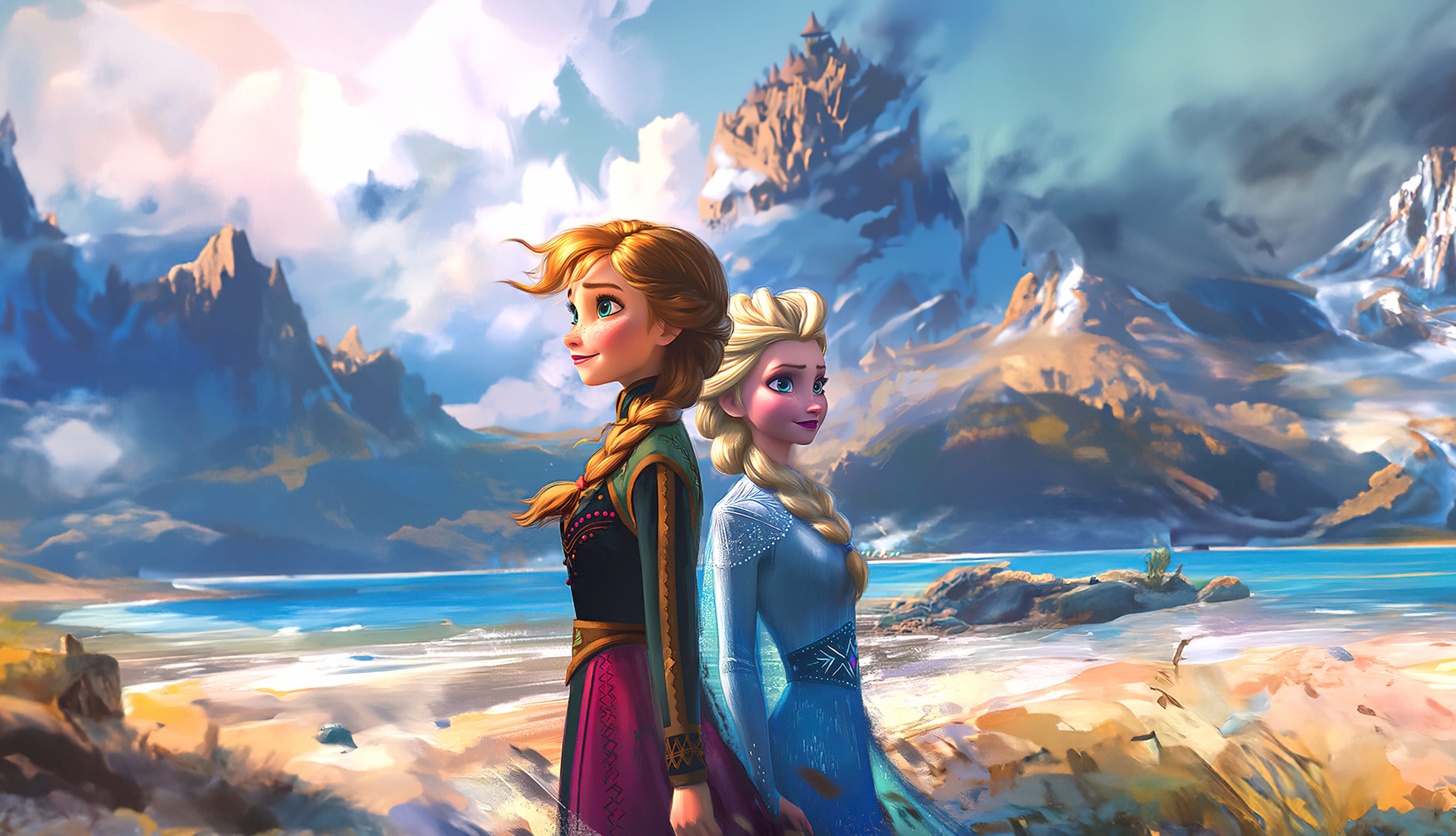 Frozen Artwork at 320 x 480 iPhone size wallpapers HD quality