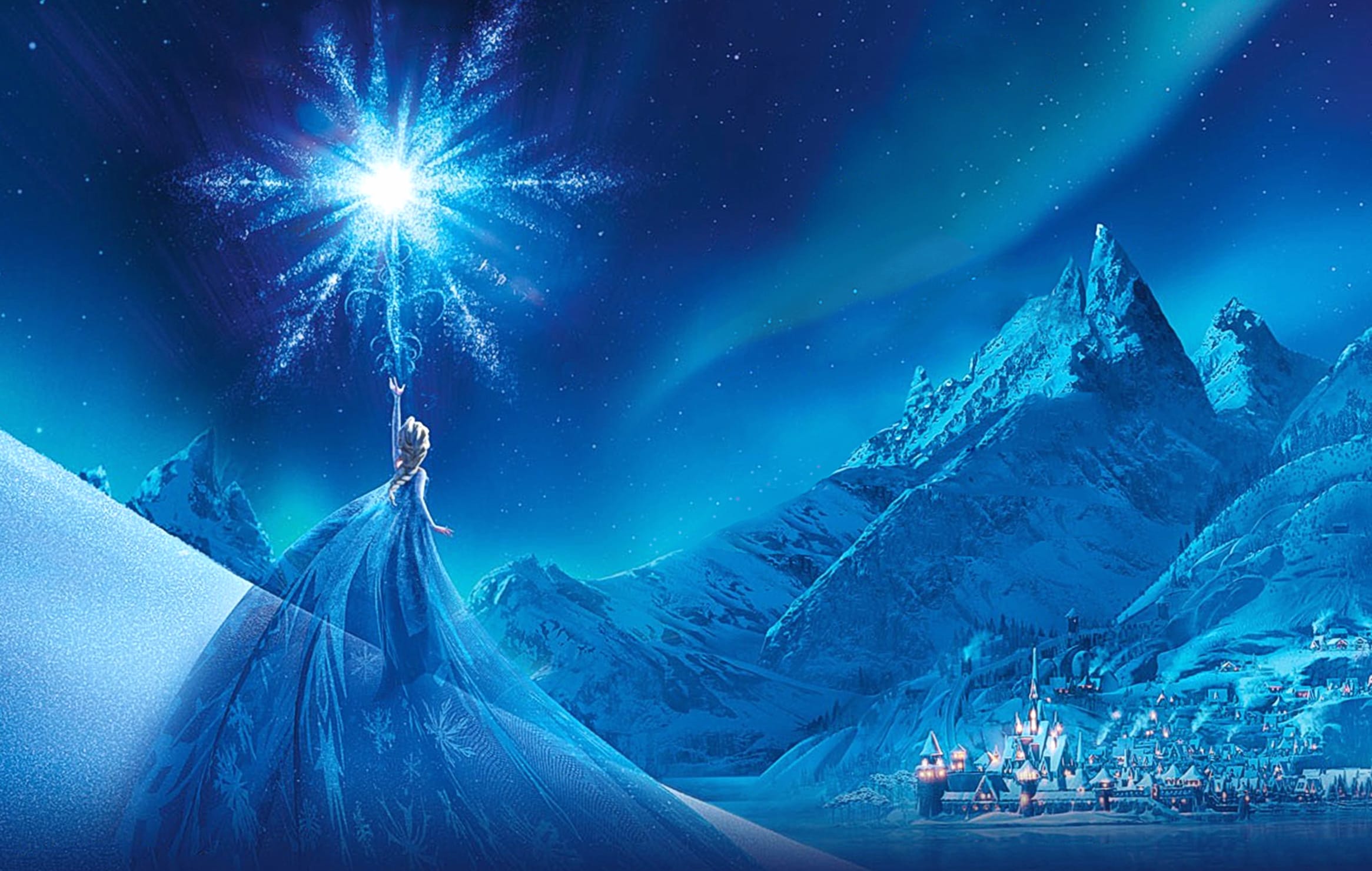 Frozen Magic Elsa in Snow - wallpapers HD quality