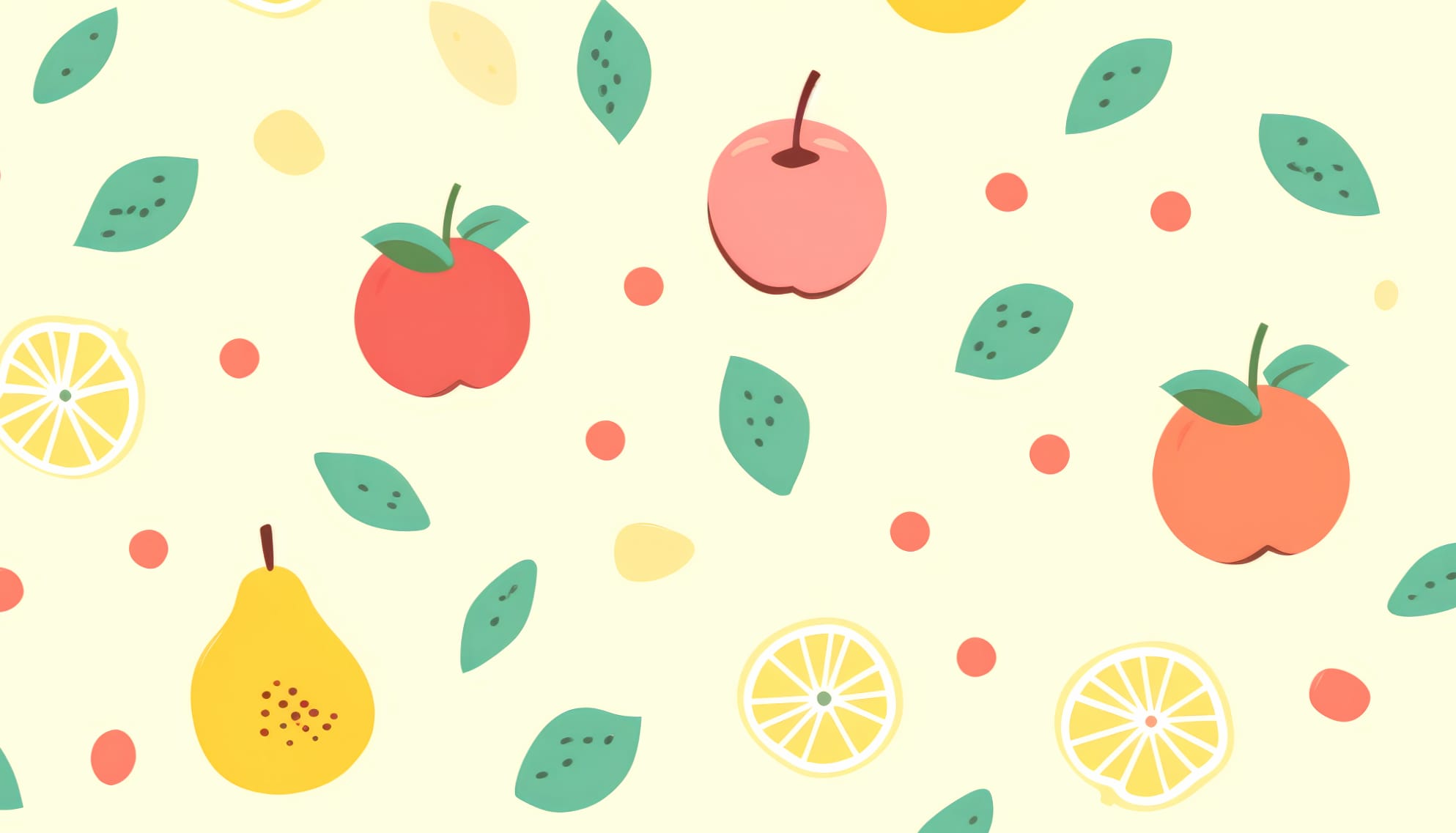 Fruit Aesthetic Pattern Wallpaper at 750 x 1334 iPhone 6 size wallpapers HD quality