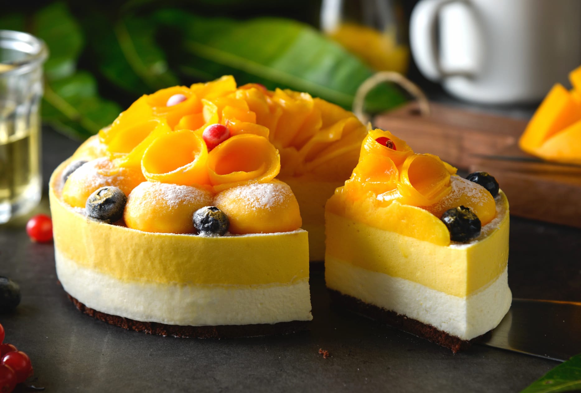 Fruit Still Life Dessert Pastry Food Cake wallpapers HD quality