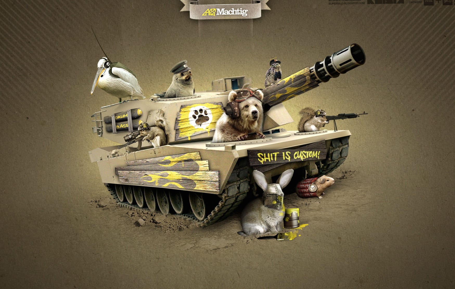 Funny Tank Animal wallpapers HD quality