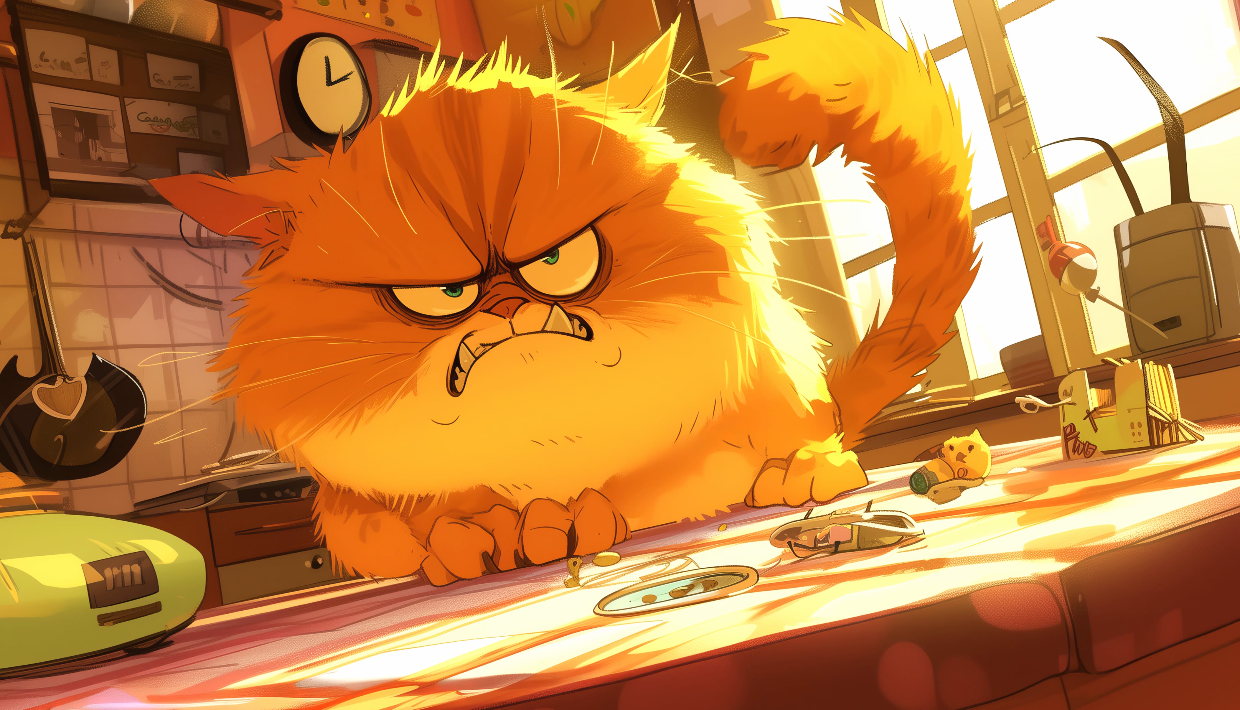 Furious Feline wallpapers HD quality