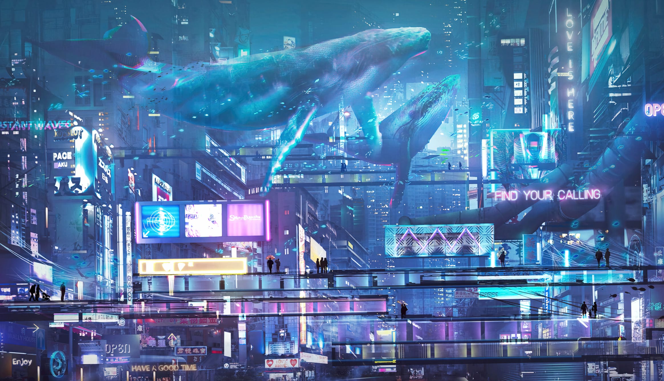 Futuristic Sci Fi Cyberpunk wallpapers HD quality