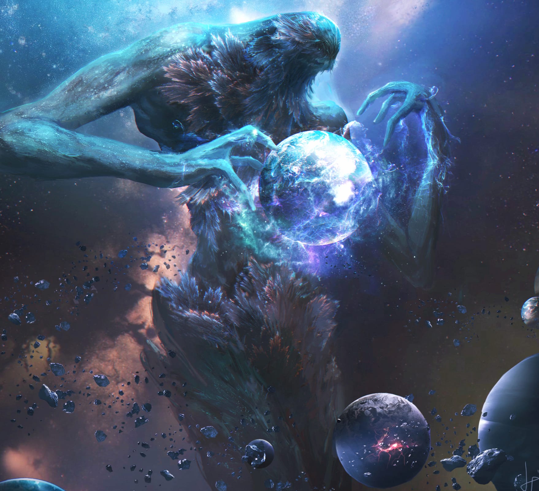 Galactic Guardian - HD Sci-Fi Wallpaper at 1600 x 900 HD size wallpapers HD quality