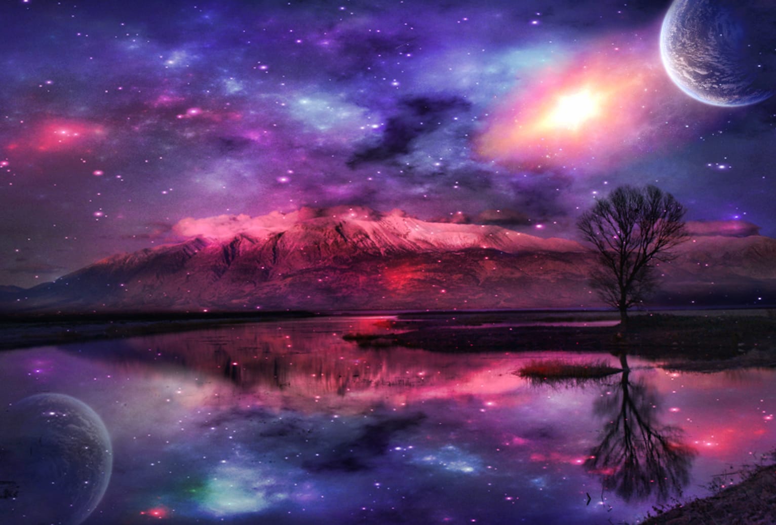 Galactic Landscape wallpapers HD quality