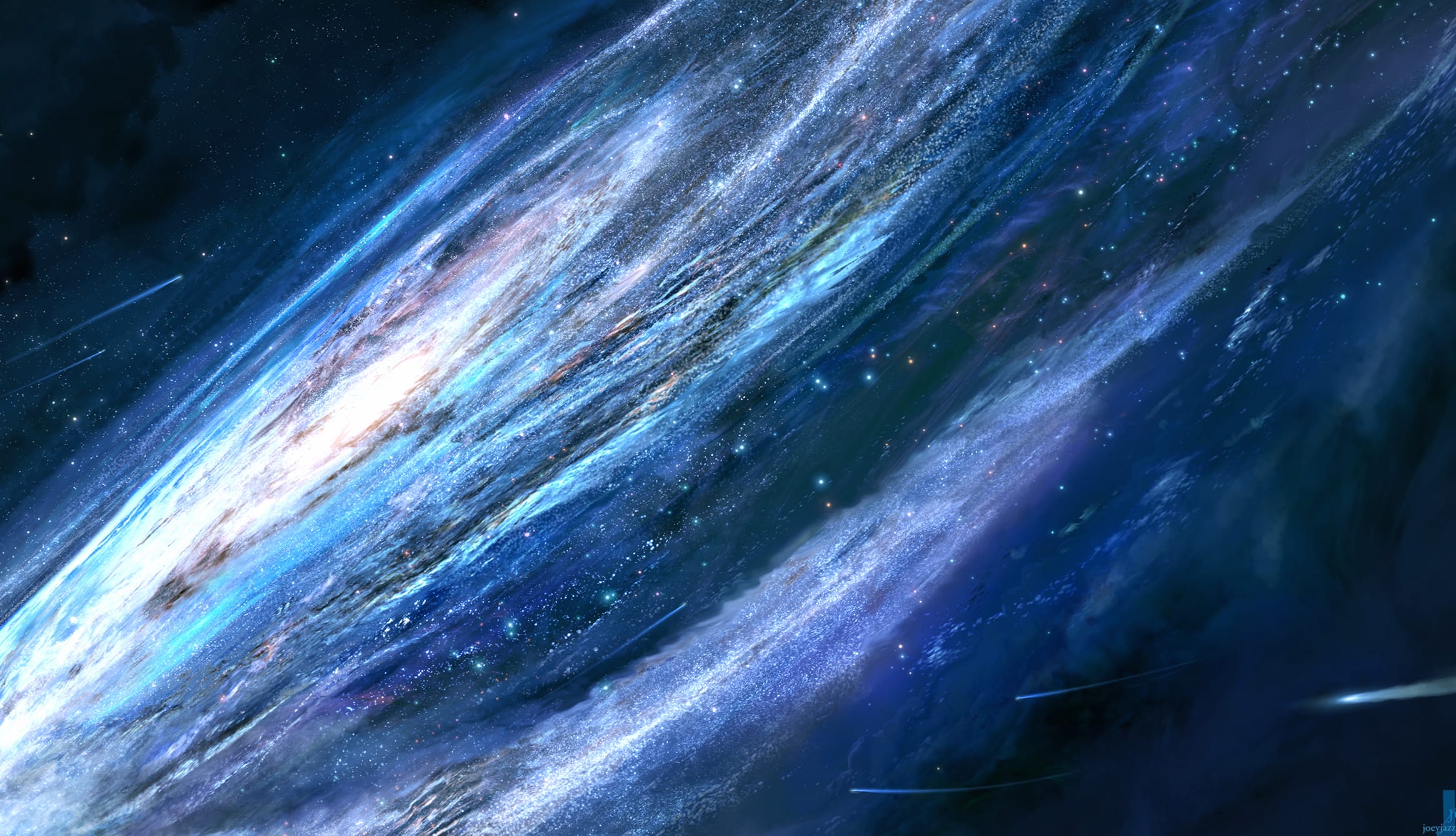 Galactic Odyssey - Sci-Fi Space at 1536 x 864 HD size wallpapers HD quality