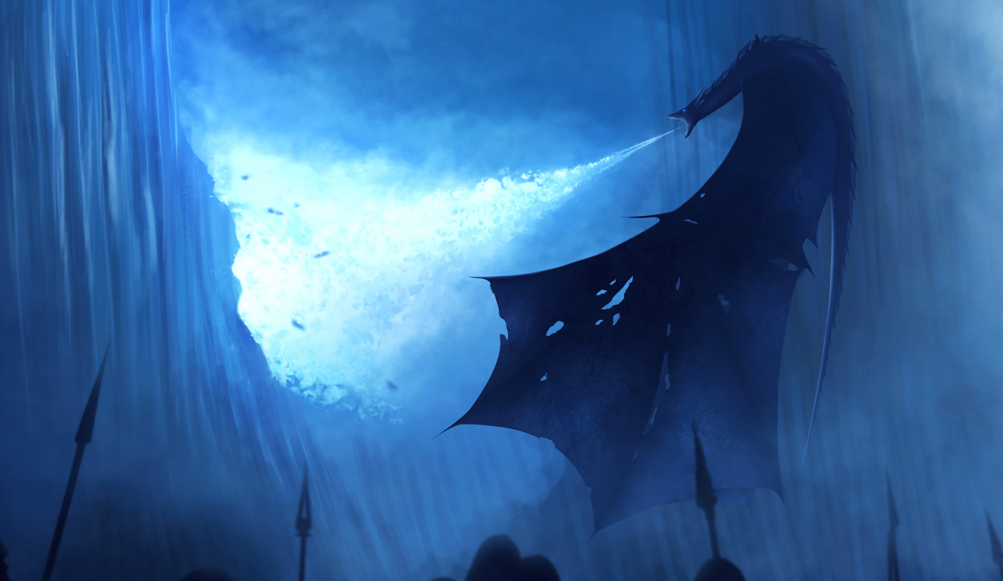 Game of Thrones Dragon at 640 x 1136 iPhone 5 size wallpapers HD quality