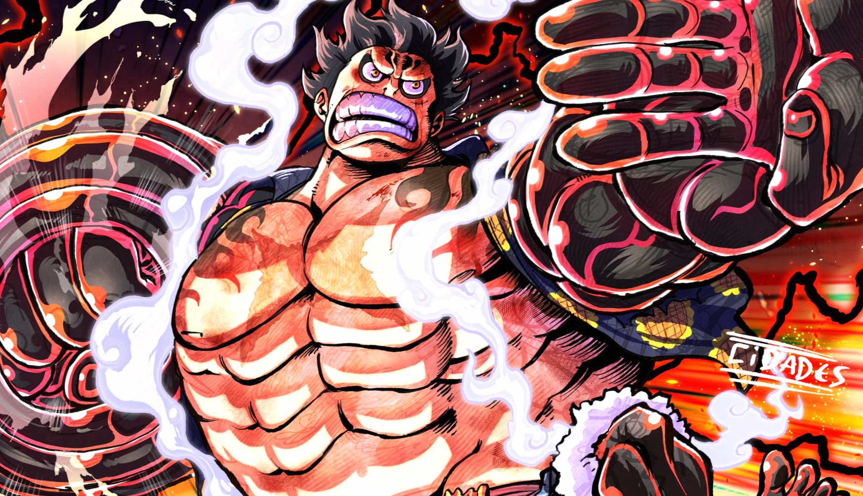 Gear Fourth Monkey D. Luffy Anime One Piece wallpapers HD quality