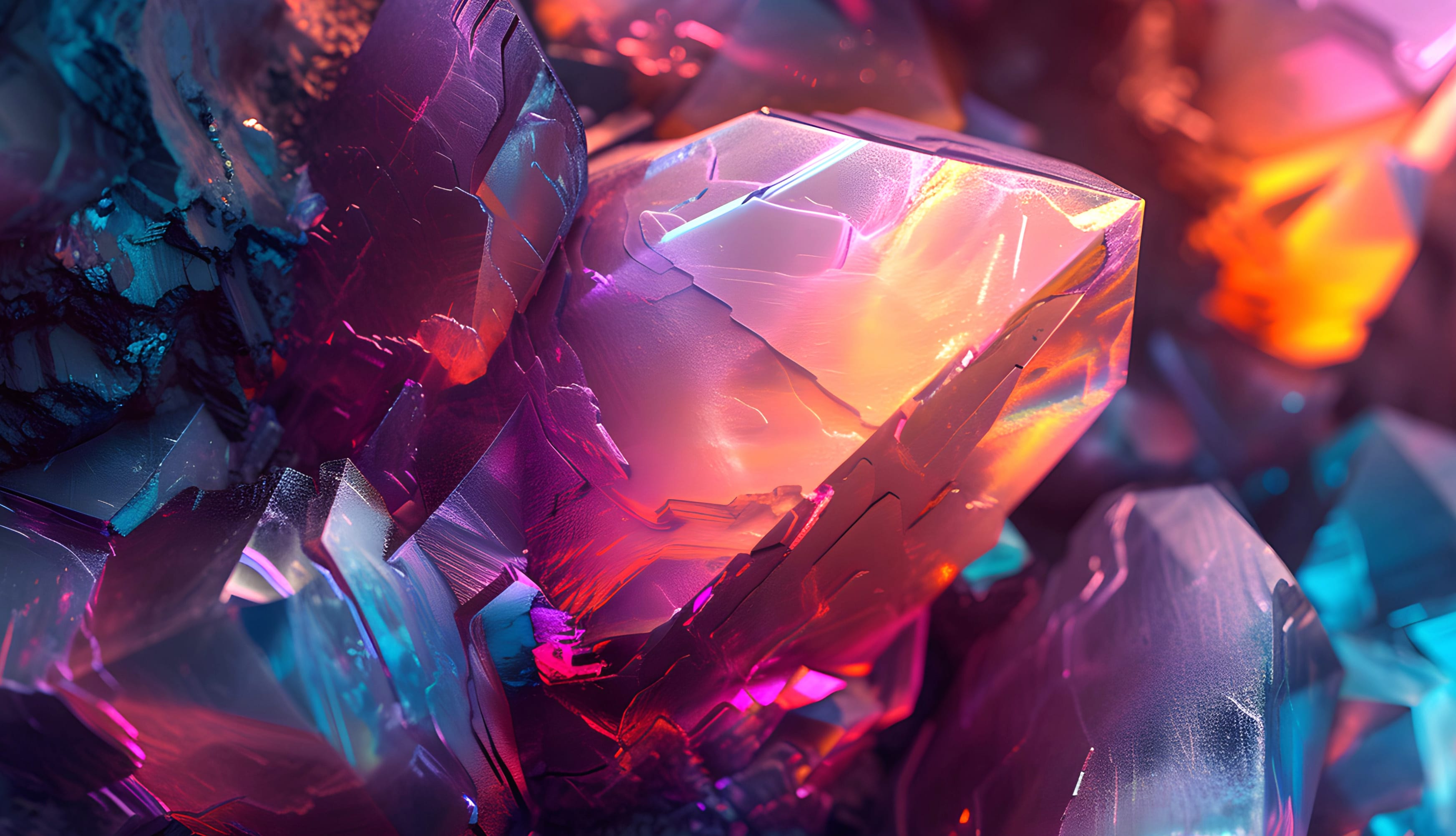 Gemstone Crystals at 1334 x 750 iPhone 7 size wallpapers HD quality