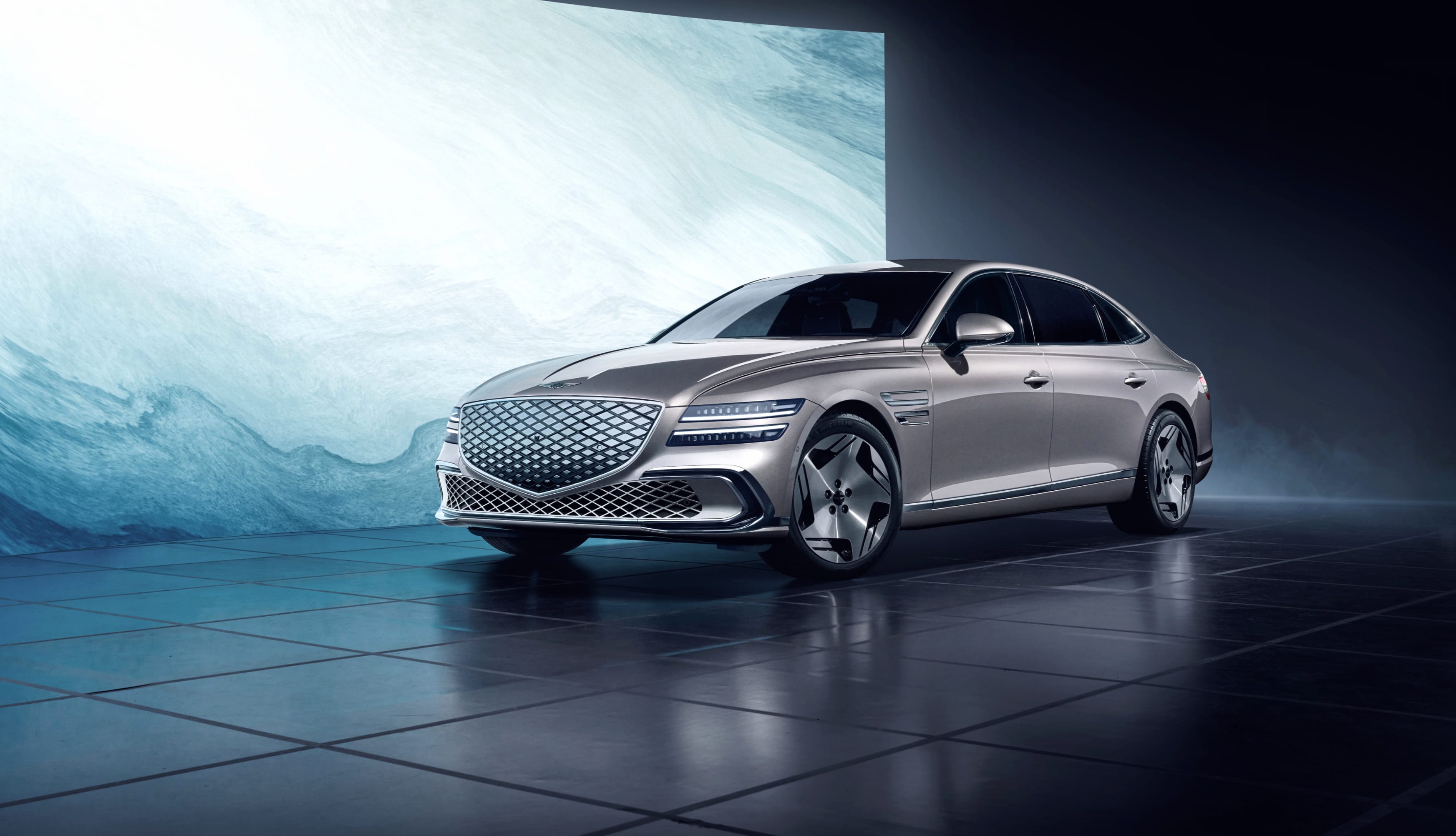 Genesis Electrified G80 Electric Sedan at 2560 x 1440 HD size wallpapers HD quality