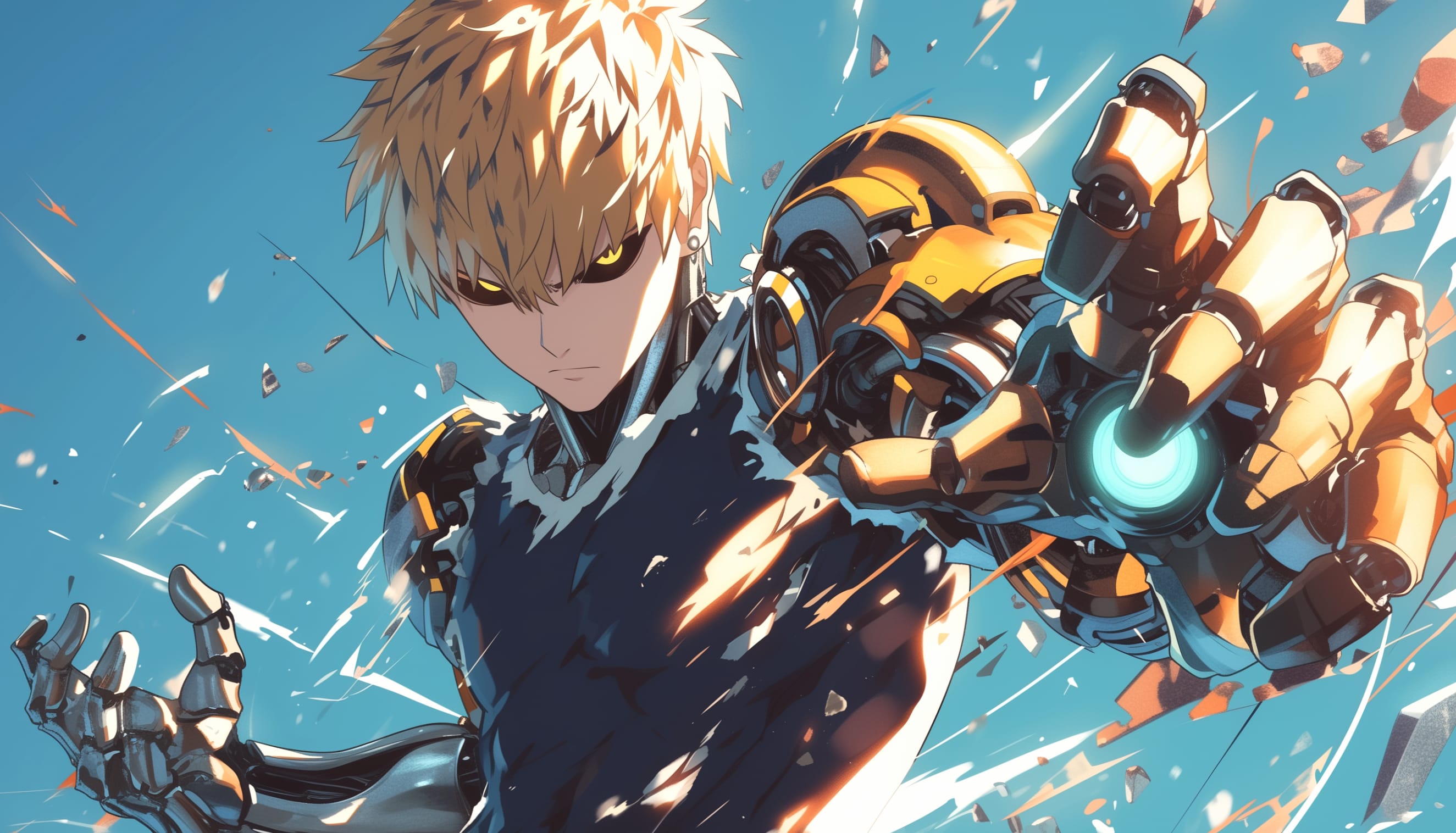 Genos The Cyborg Blaze wallpapers HD quality