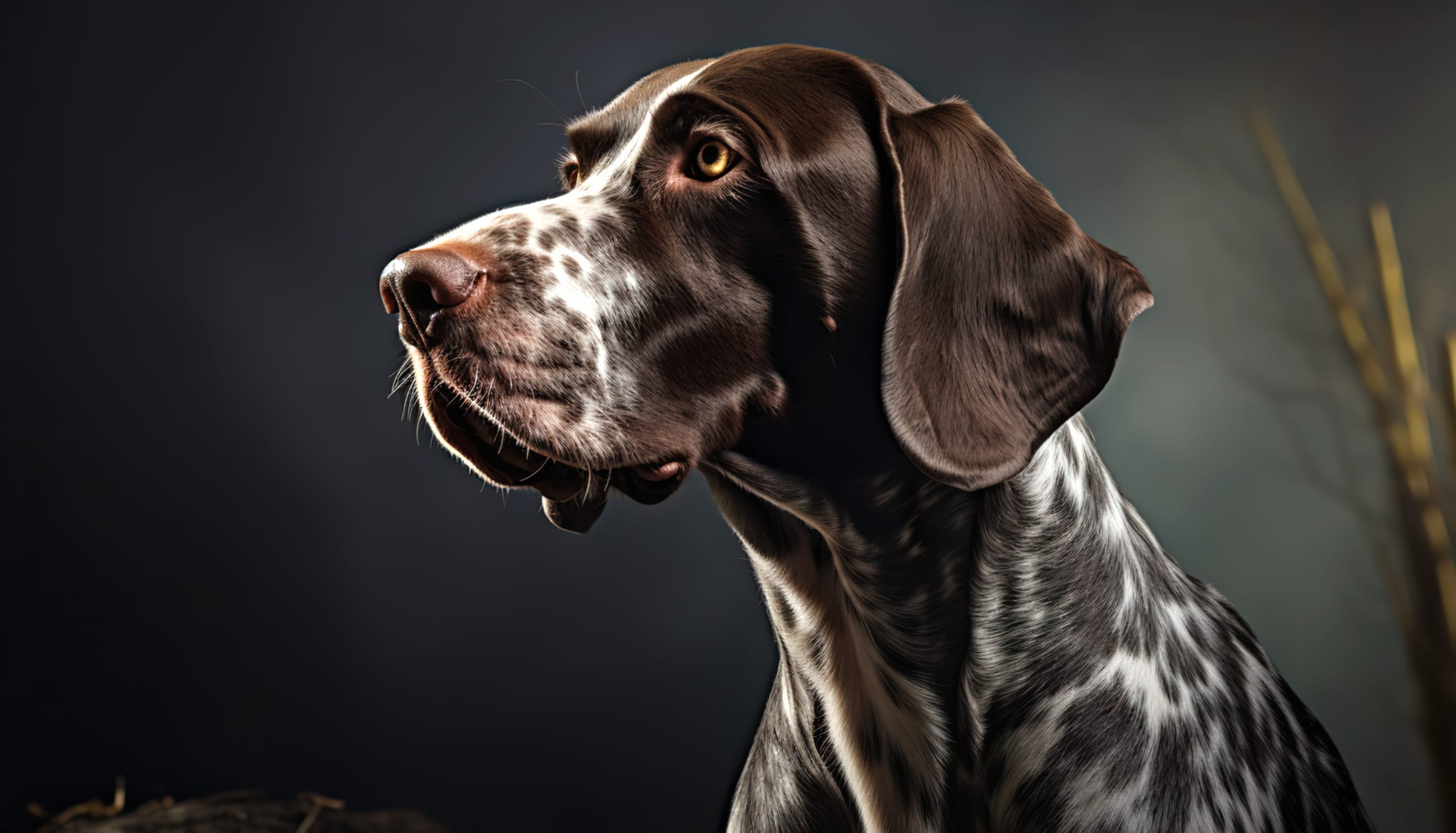 German Shorthaired Pointer Dog Profile Wallpaper wallpapers HD quality