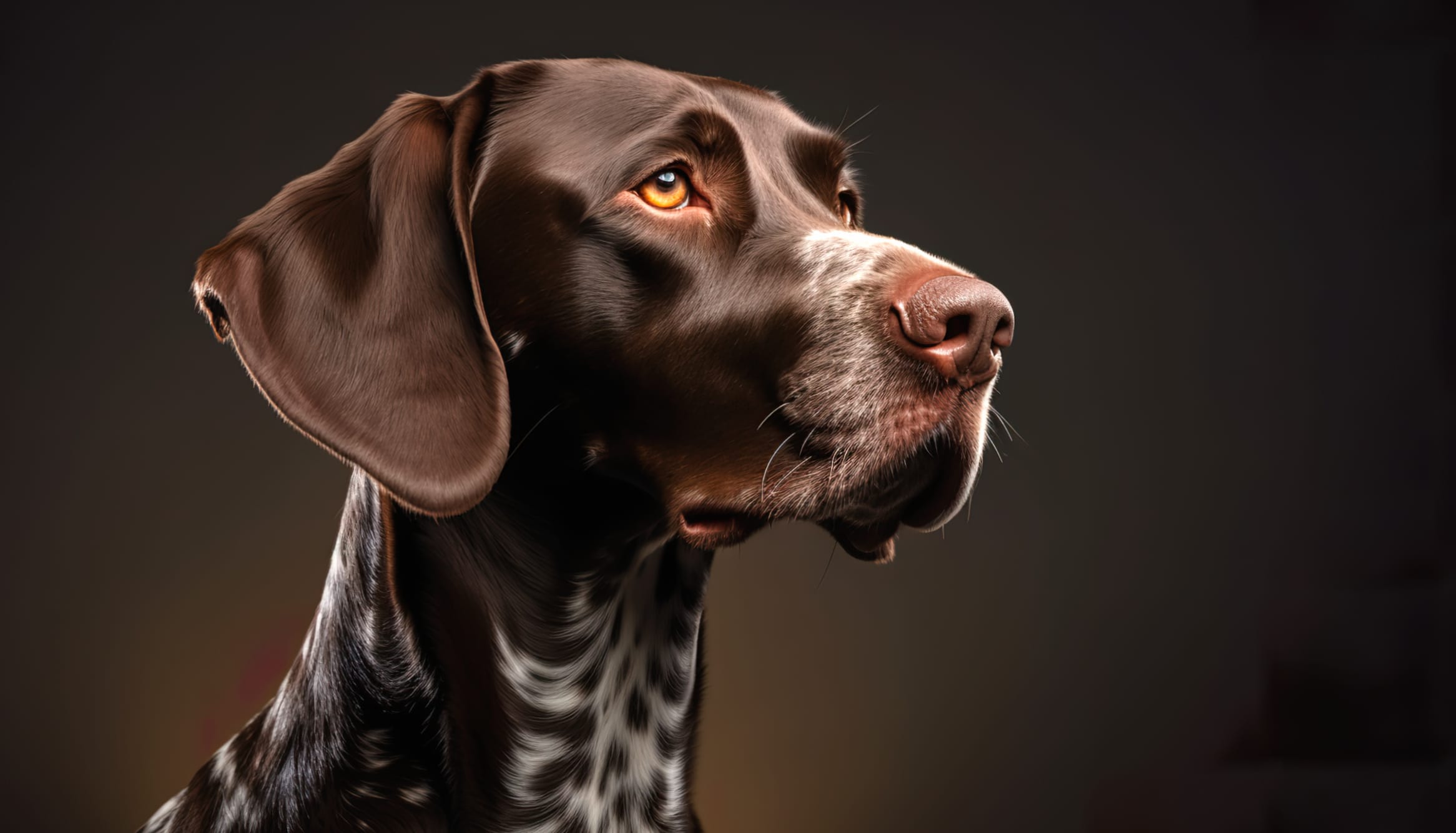 German Shorthaired Pointer Profile Wallpaper at 2048 x 2048 iPad size wallpapers HD quality