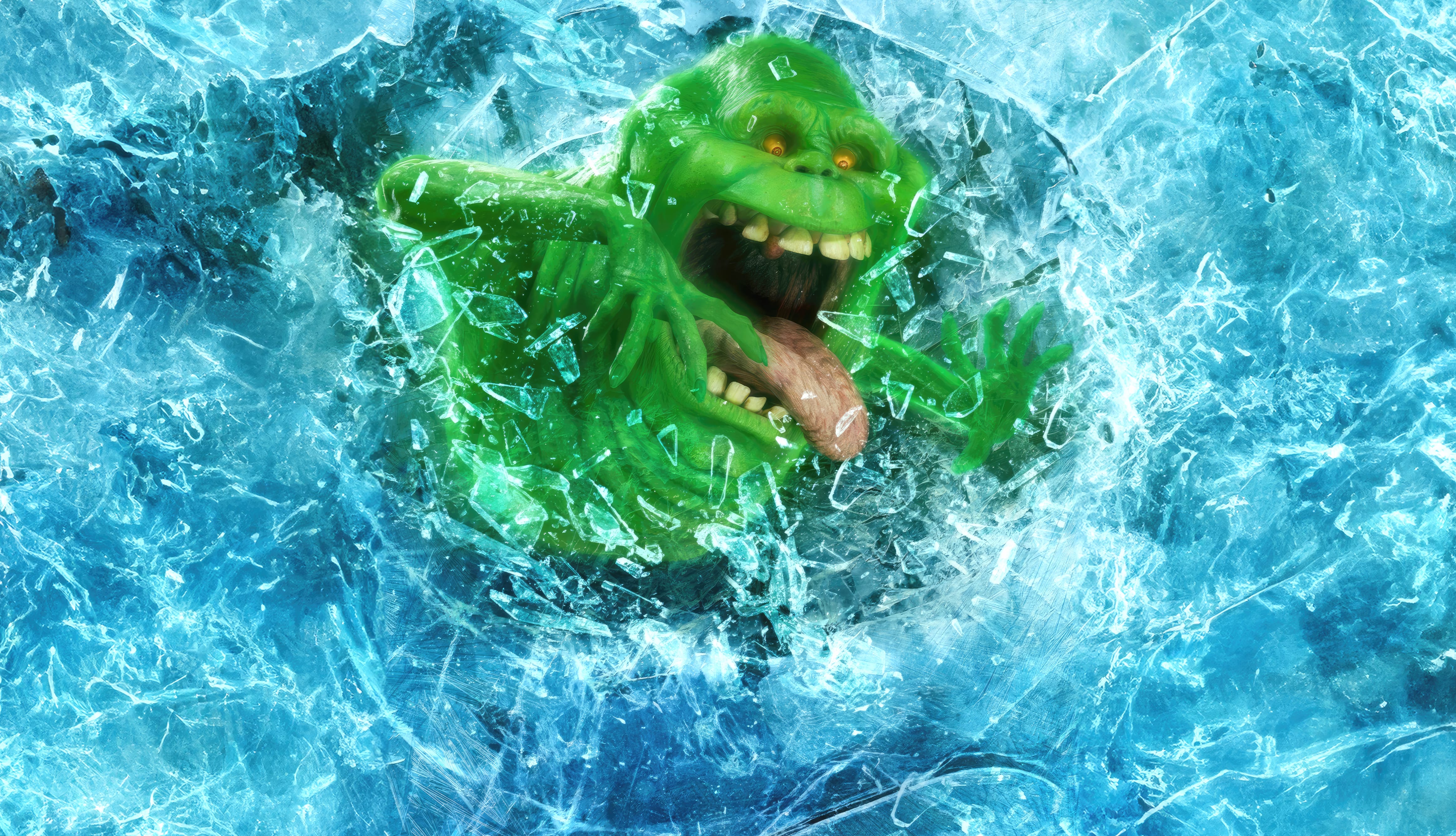 Ghostbusters Frozen Empire - Icy Specter Adventure at 320 x 480 iPhone size wallpapers HD quality