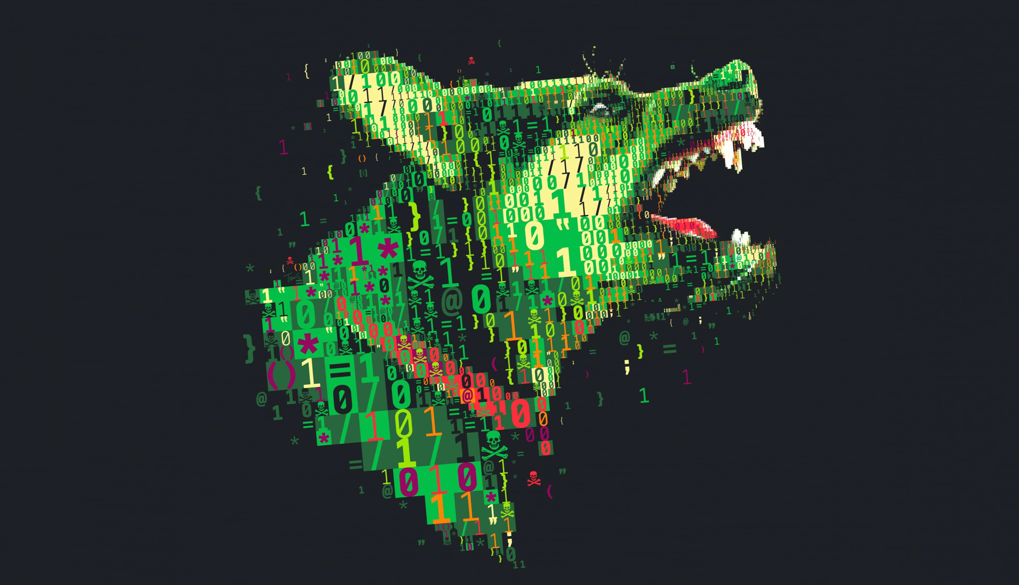 Glitch Art Doberman Pinscher wallpapers HD quality