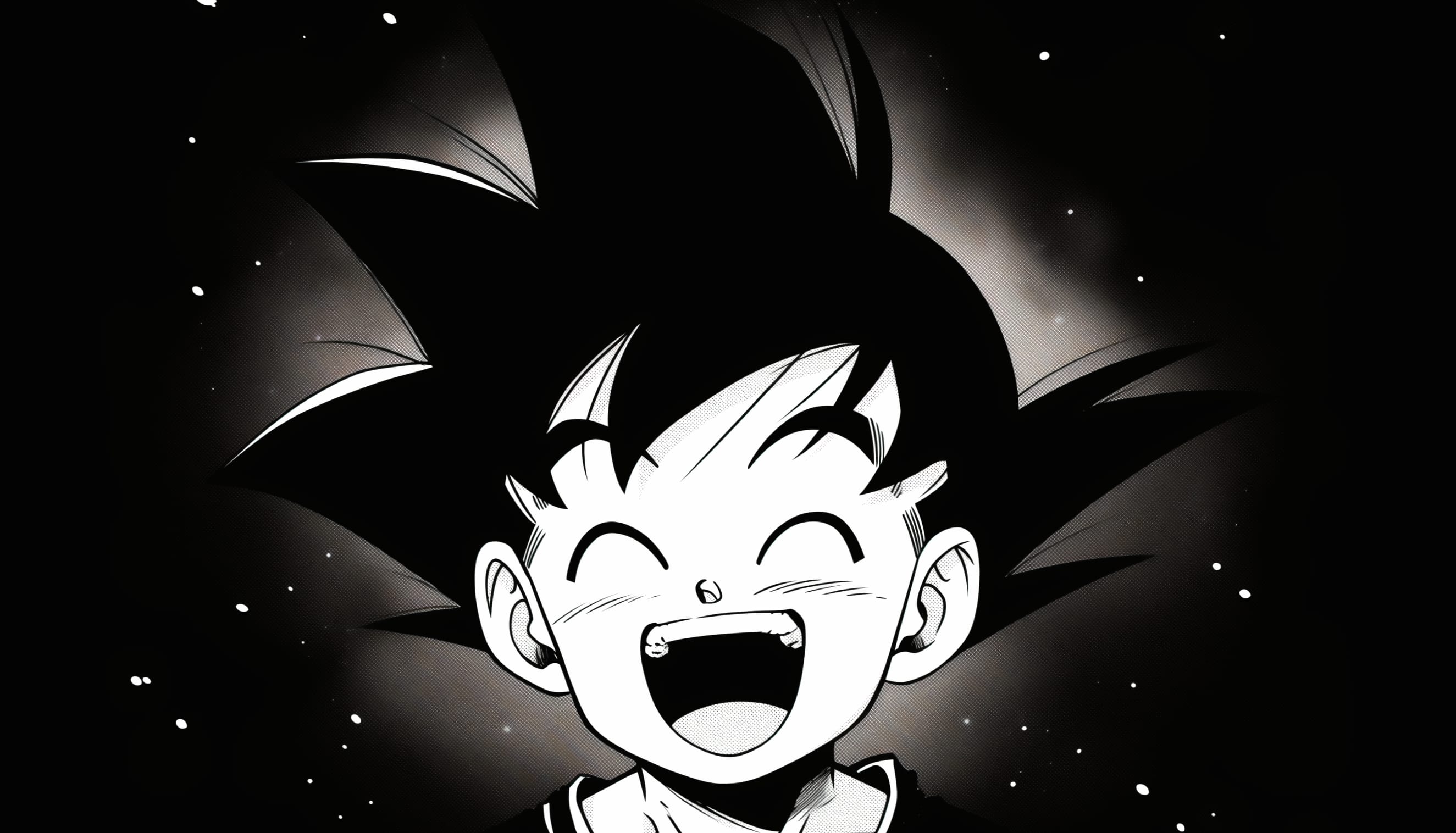 Goku Joyful Moment - Dragon Ball Manga wallpapers HD quality