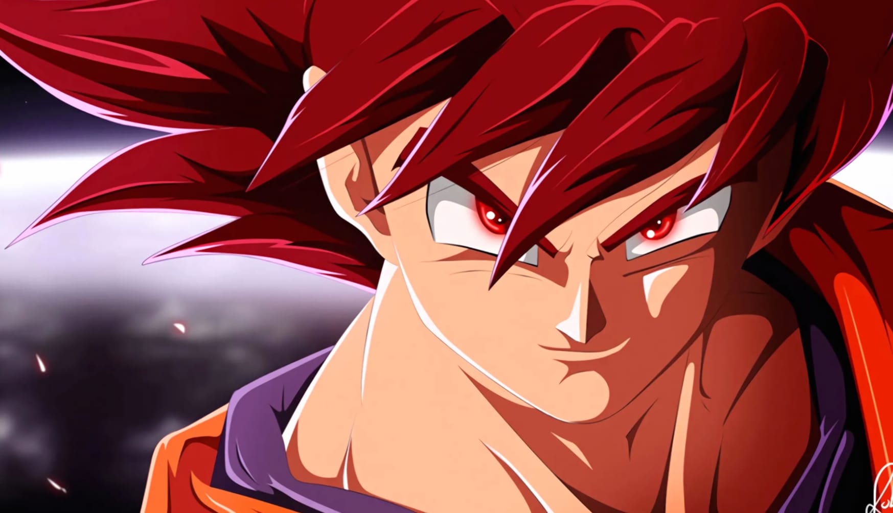 Goku Red - Dragon Ball Super wallpapers HD quality