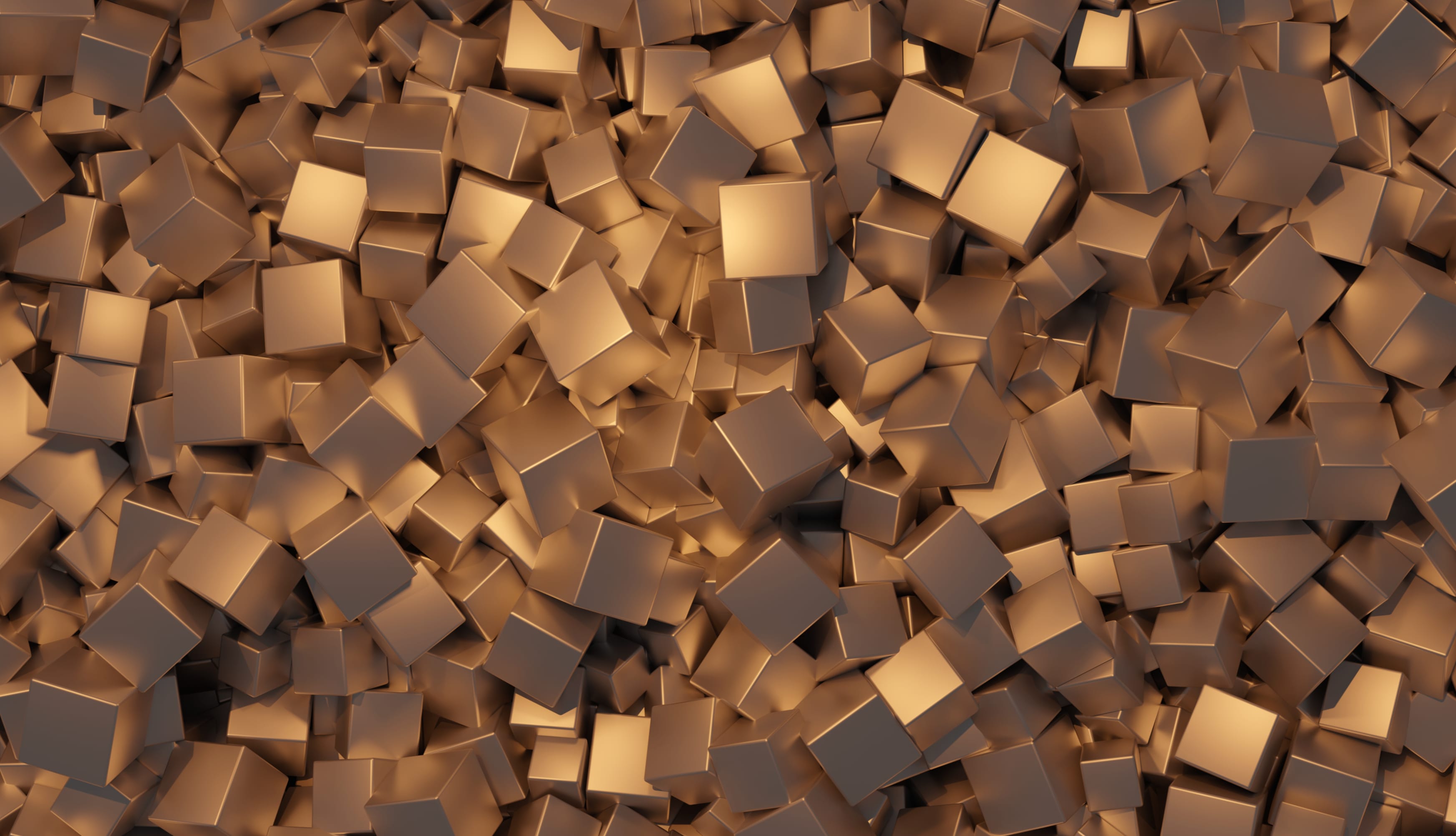 Golden Cubes wallpapers HD quality