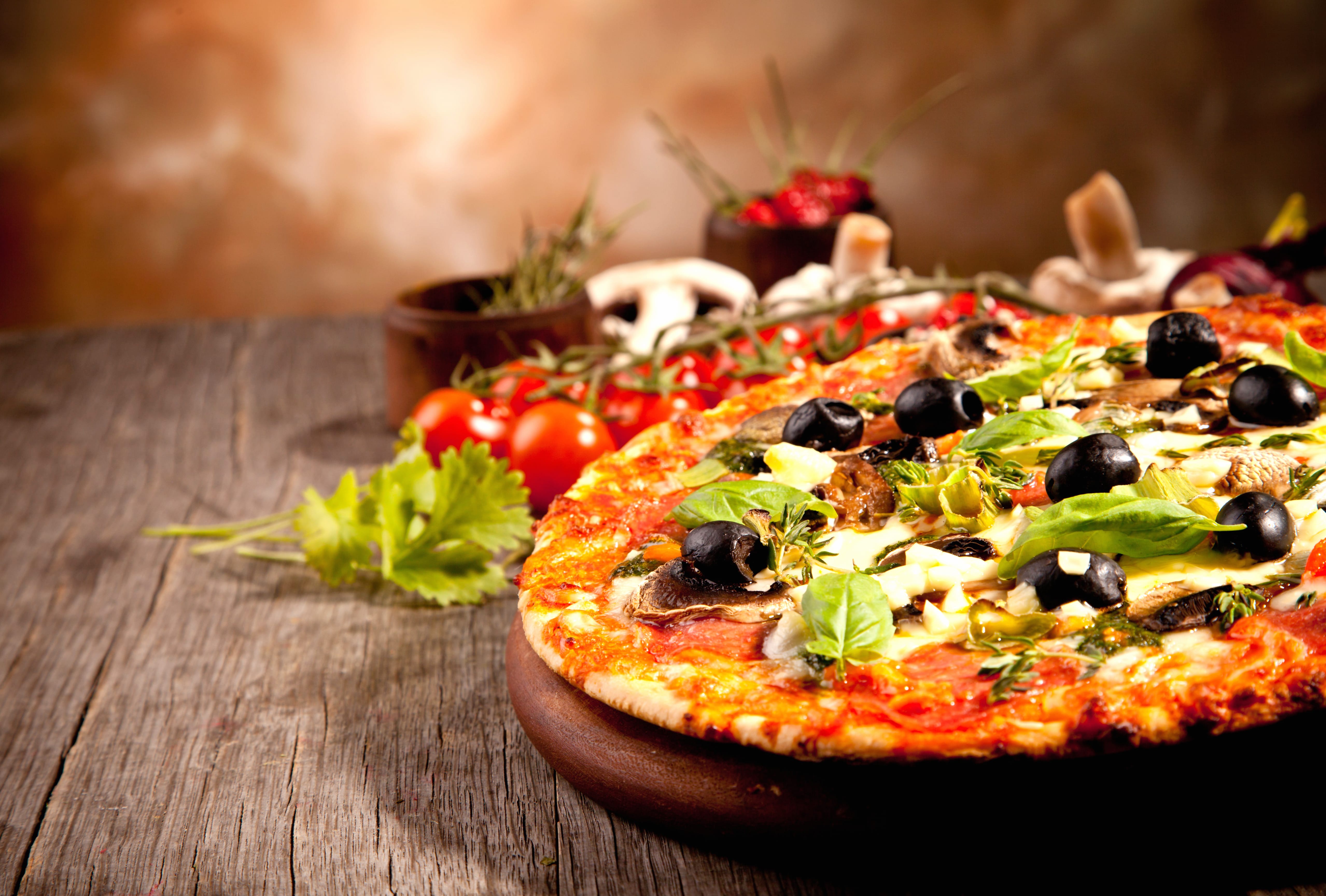 Gourmet Pizza Delight in HD wallpapers HD quality