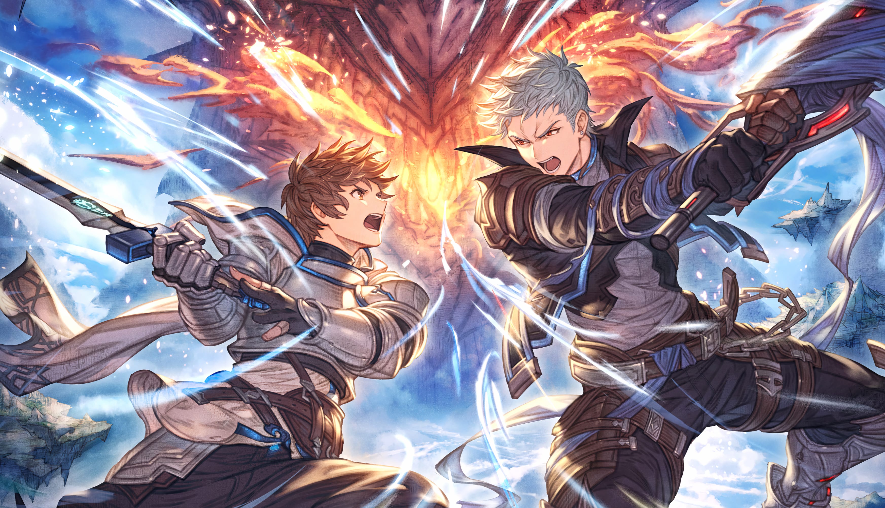 Granblue Fantasy Relink Epic Battle at 1152 x 864 size wallpapers HD quality