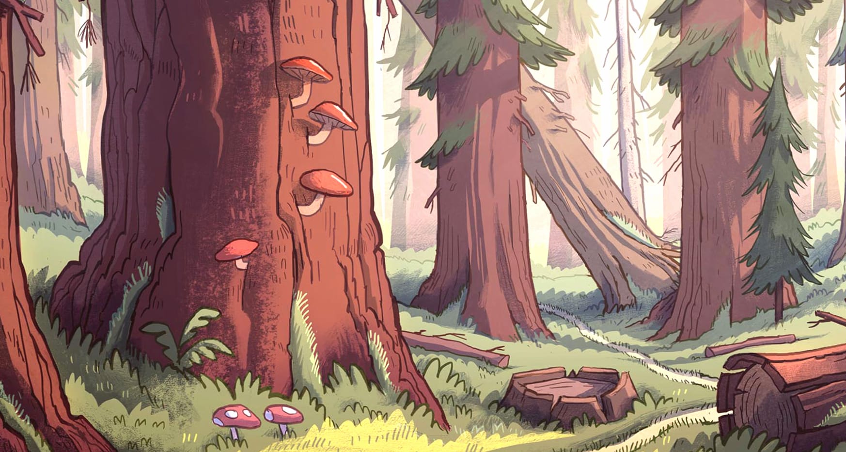 Gravity Falls Forest wallpapers HD quality