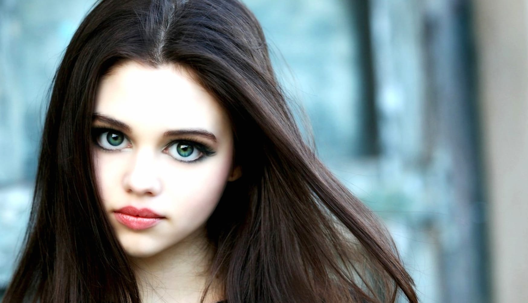 Green Eyes Brunette Child Celebrity India Eisley wallpapers HD quality