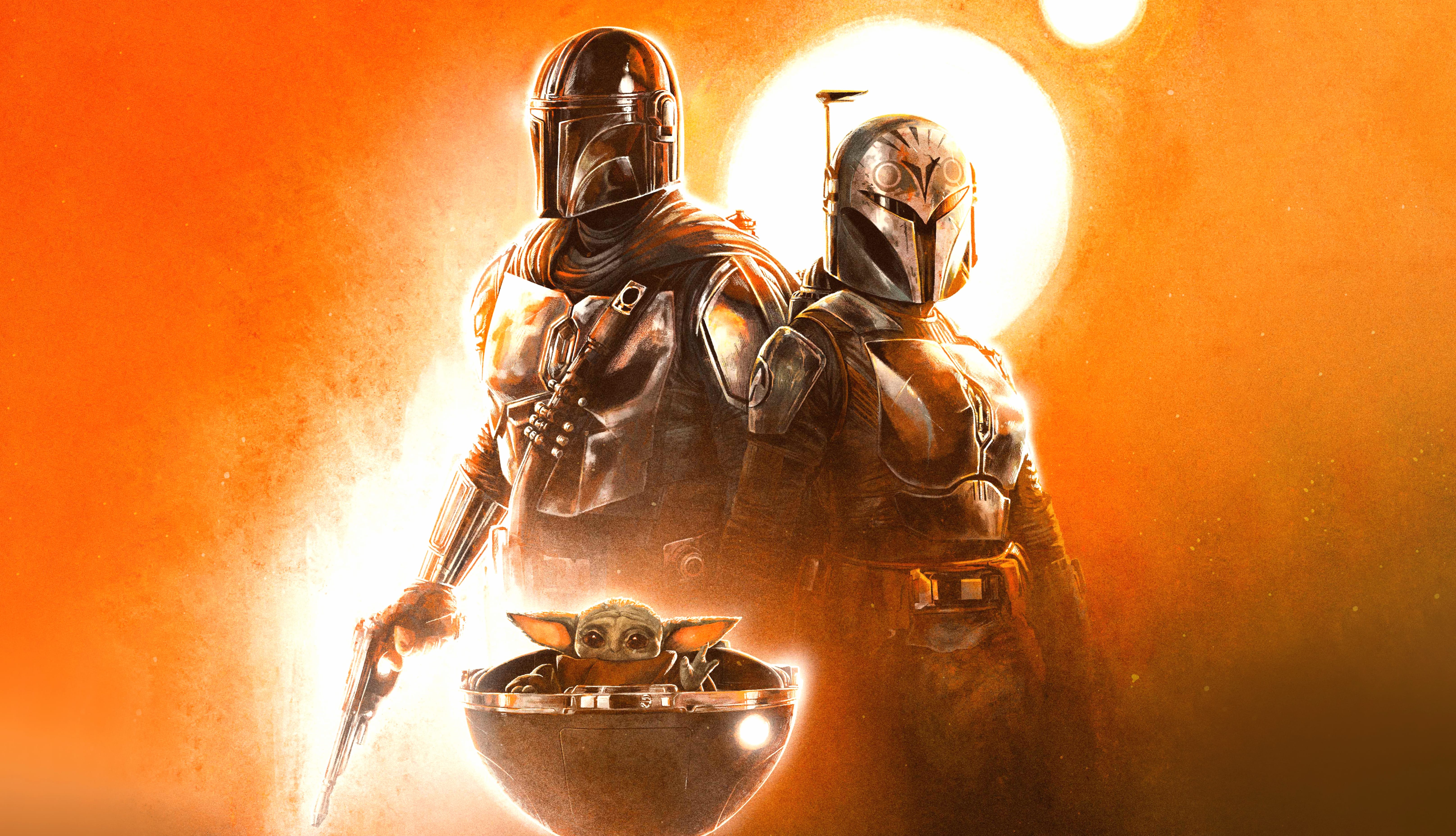 Grogu (Star Wars) The Mandalorian (Character) TV Show The Mandalorian (TV Show) wallpapers HD quality