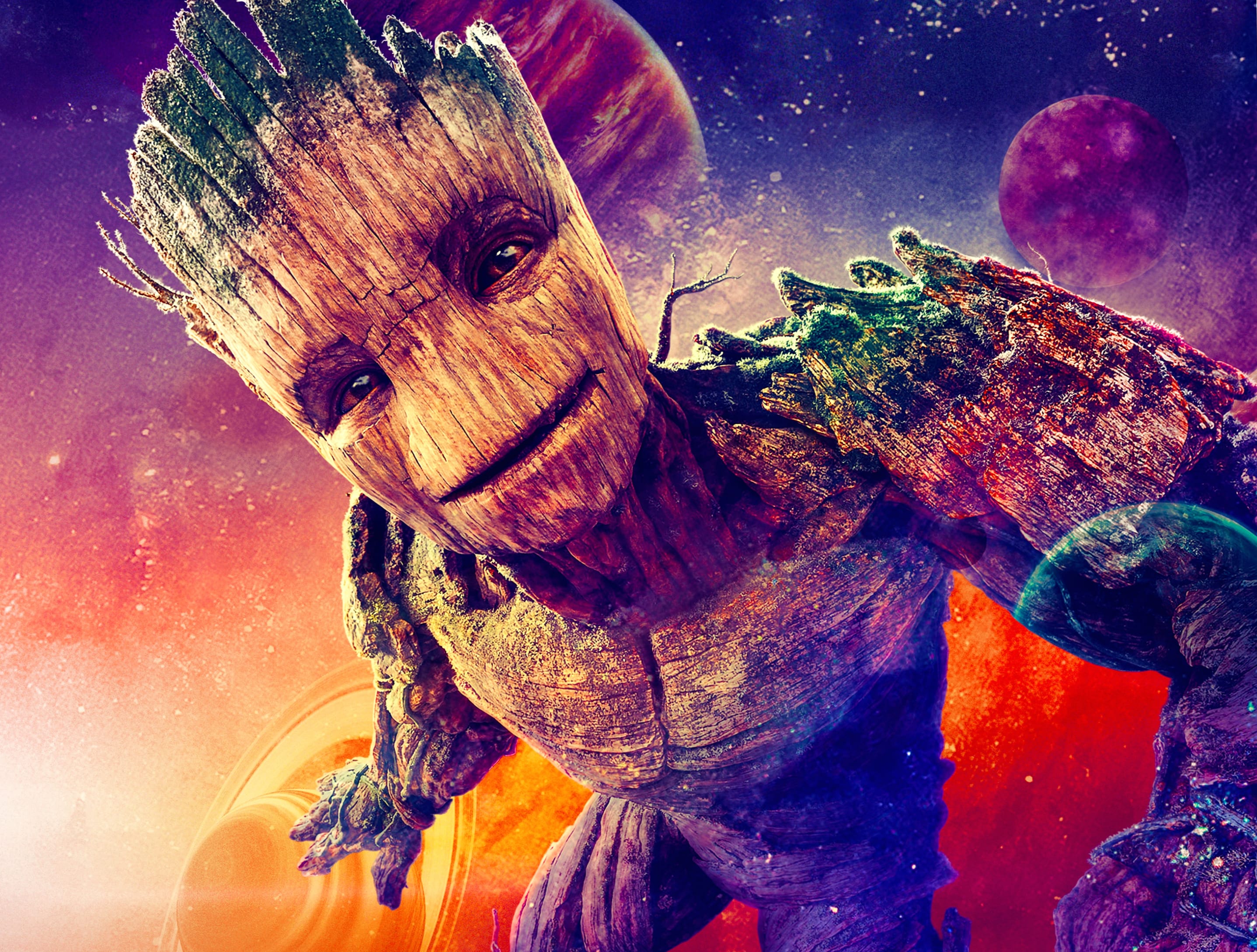 Groot Movie Guardians Of The Galaxy Vol. 3 wallpapers HD quality