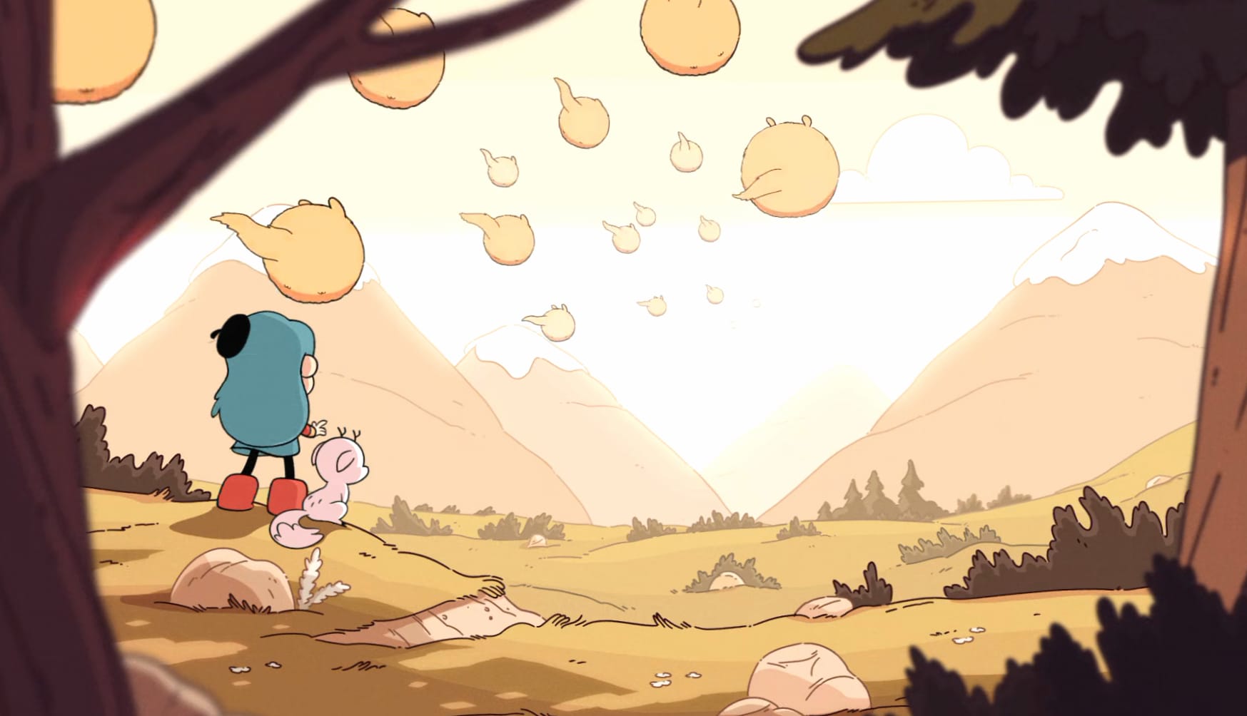 H1 Title Hilda Animated Adventure at 1024 x 1024 iPad size wallpapers HD quality