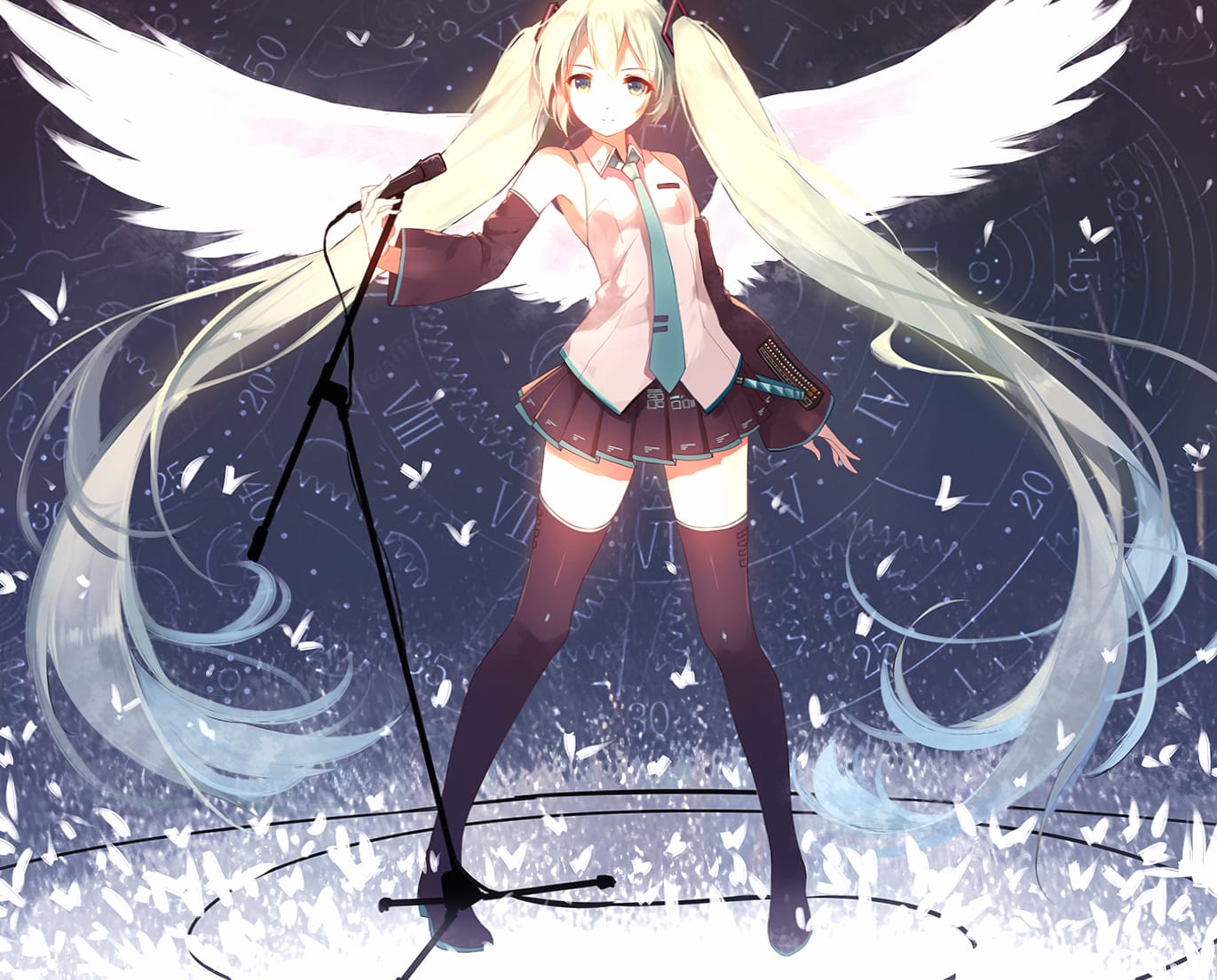 Hatsune Miku Angelic Vocaloid wallpapers HD quality