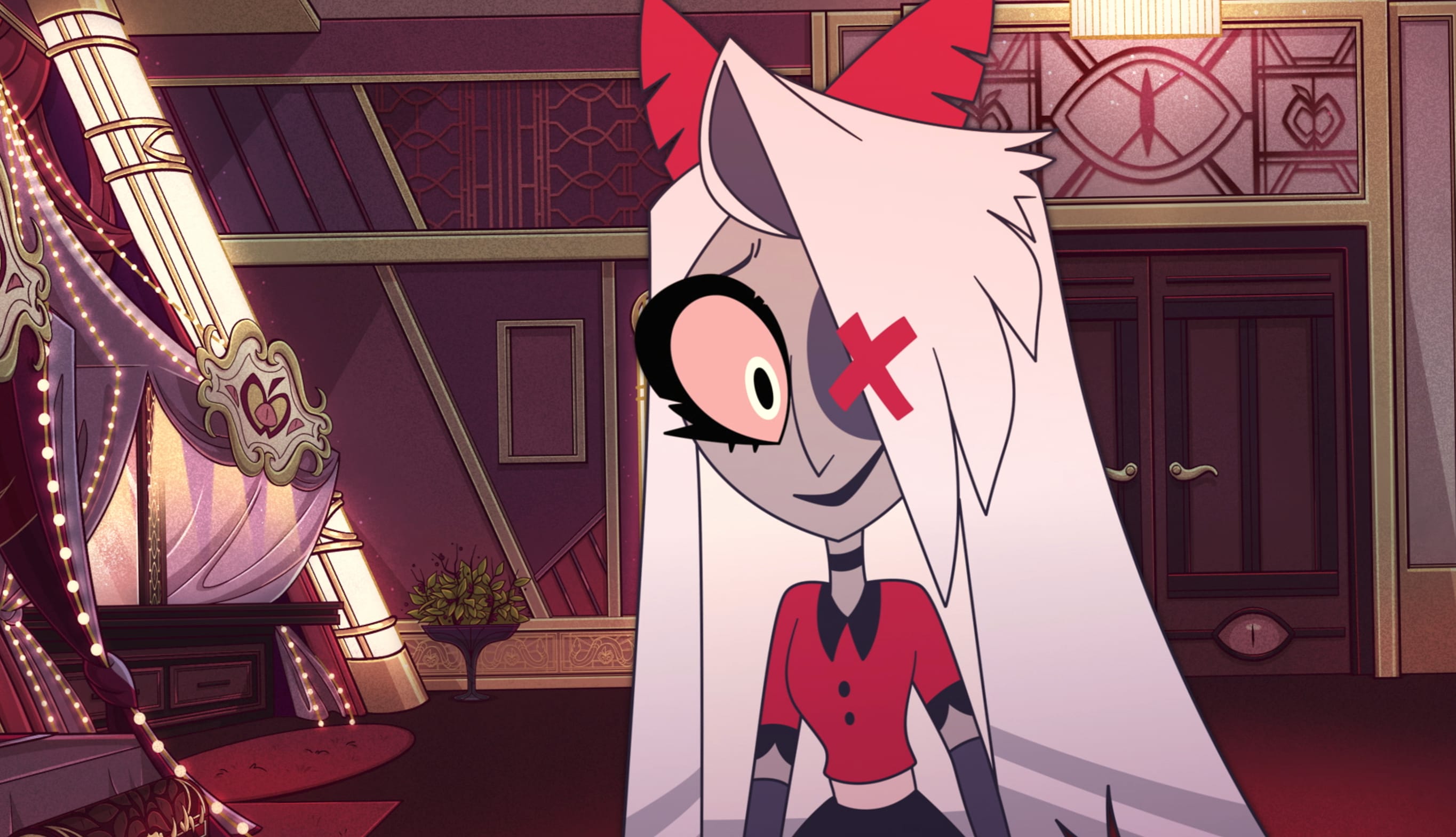 Hazbin Hotel Vaggie Animated Show Desktop Background at 1280 x 720 HD size wallpapers HD quality