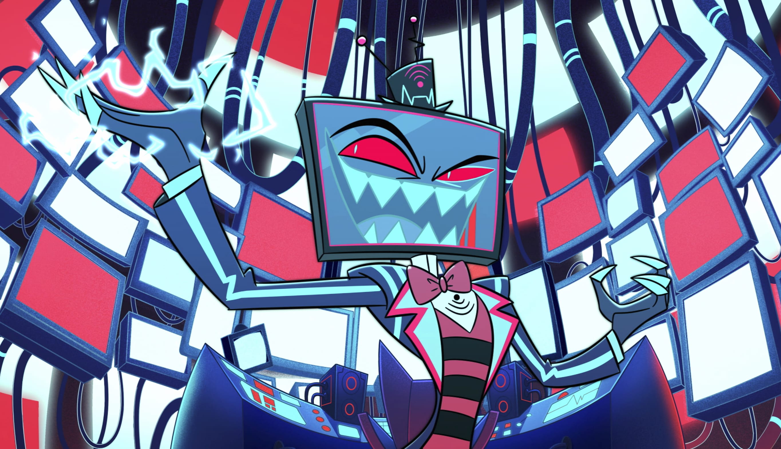 Hazbin Hotel Vox Character HD Desktop Wallpaper wallpapers HD quality