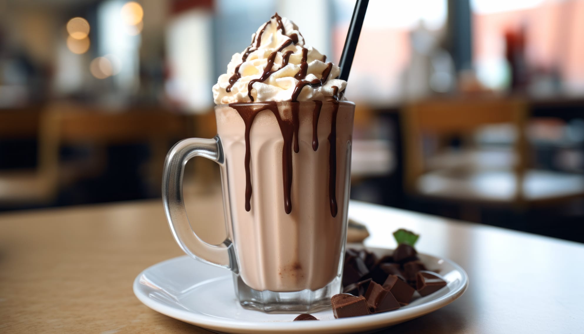 HD Chocolate Milkshake Wallpaper - Delicious Indulgence wallpapers HD quality