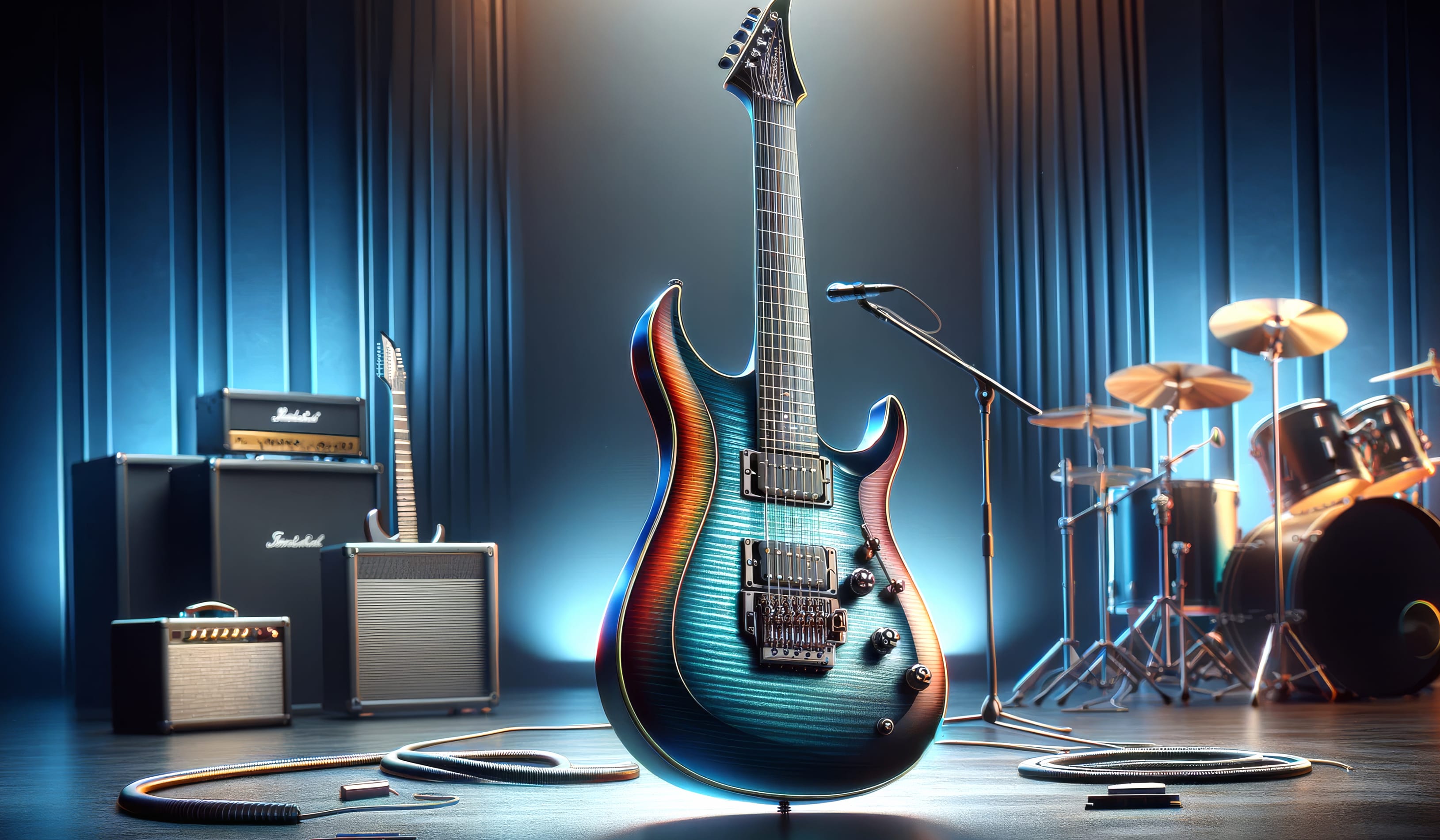 HD Electric Guitar Wallpaper for Music Enthusiasts at 640 x 1136 iPhone 5 size wallpapers HD quality