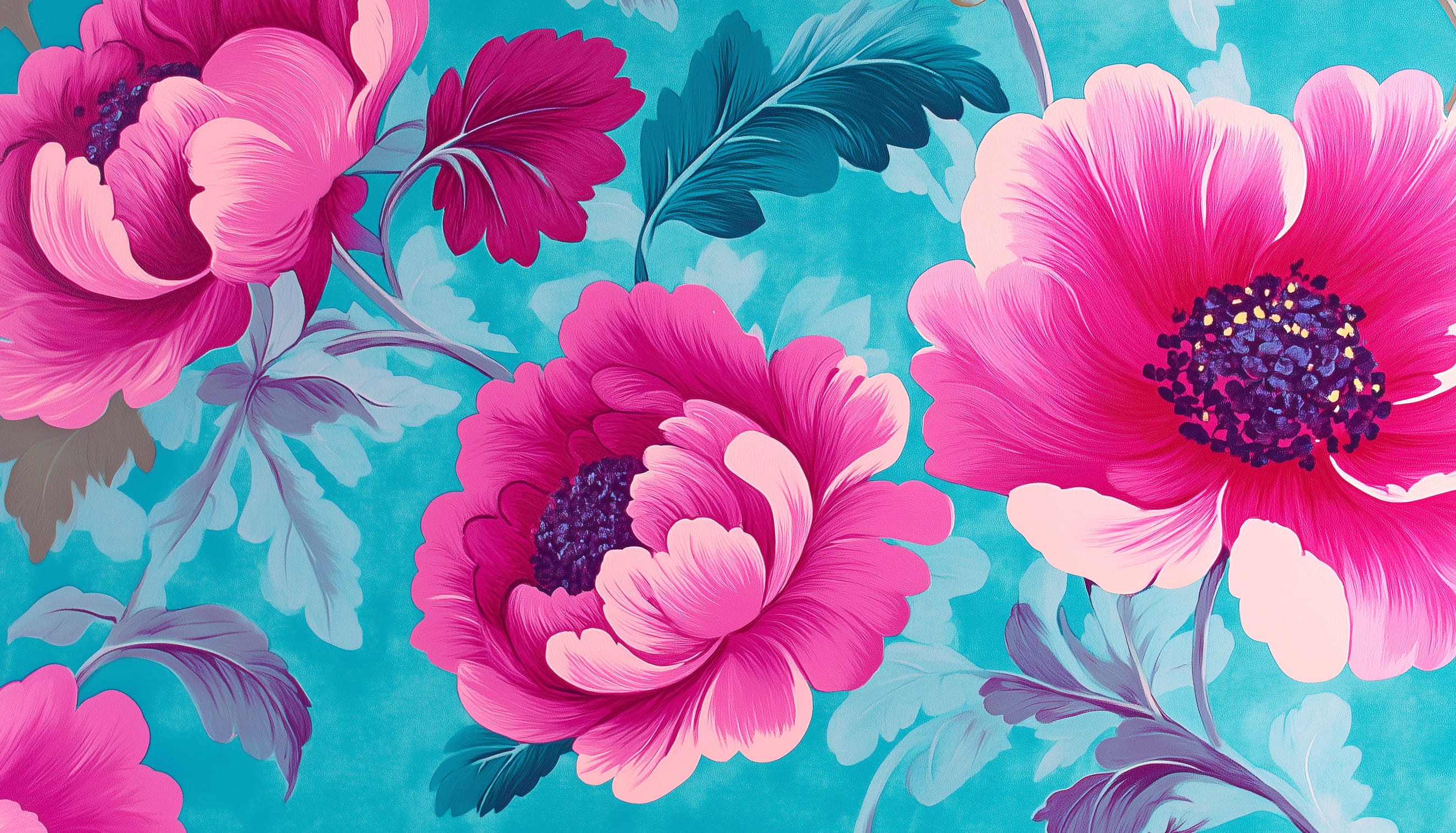 HD Floral Fantasy Vibrant Flower Wallpaper at 1920 x 1080 HD size wallpapers HD quality