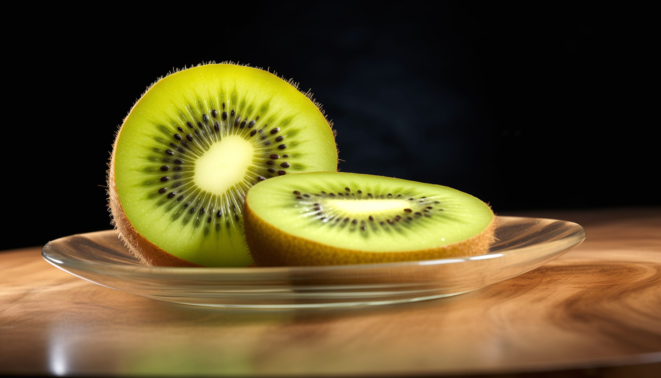 HD Kiwi Wallpaper - Fresh Sliced Kiwi Fruit Background at 1280 x 720 HD size wallpapers HD quality