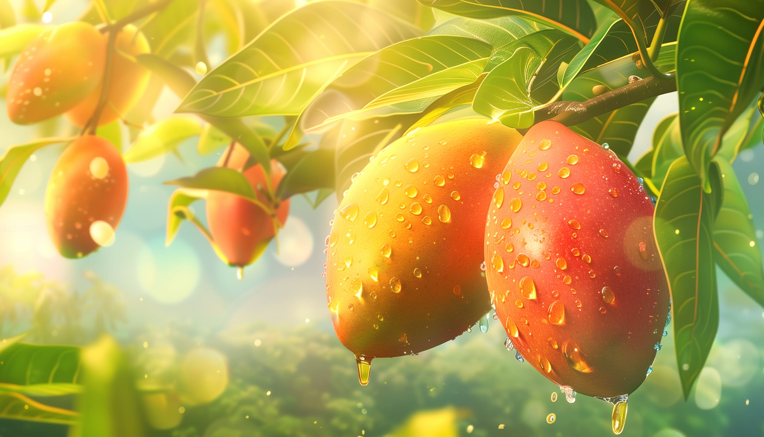 HD Mango Branch Wallpaper wallpapers HD quality