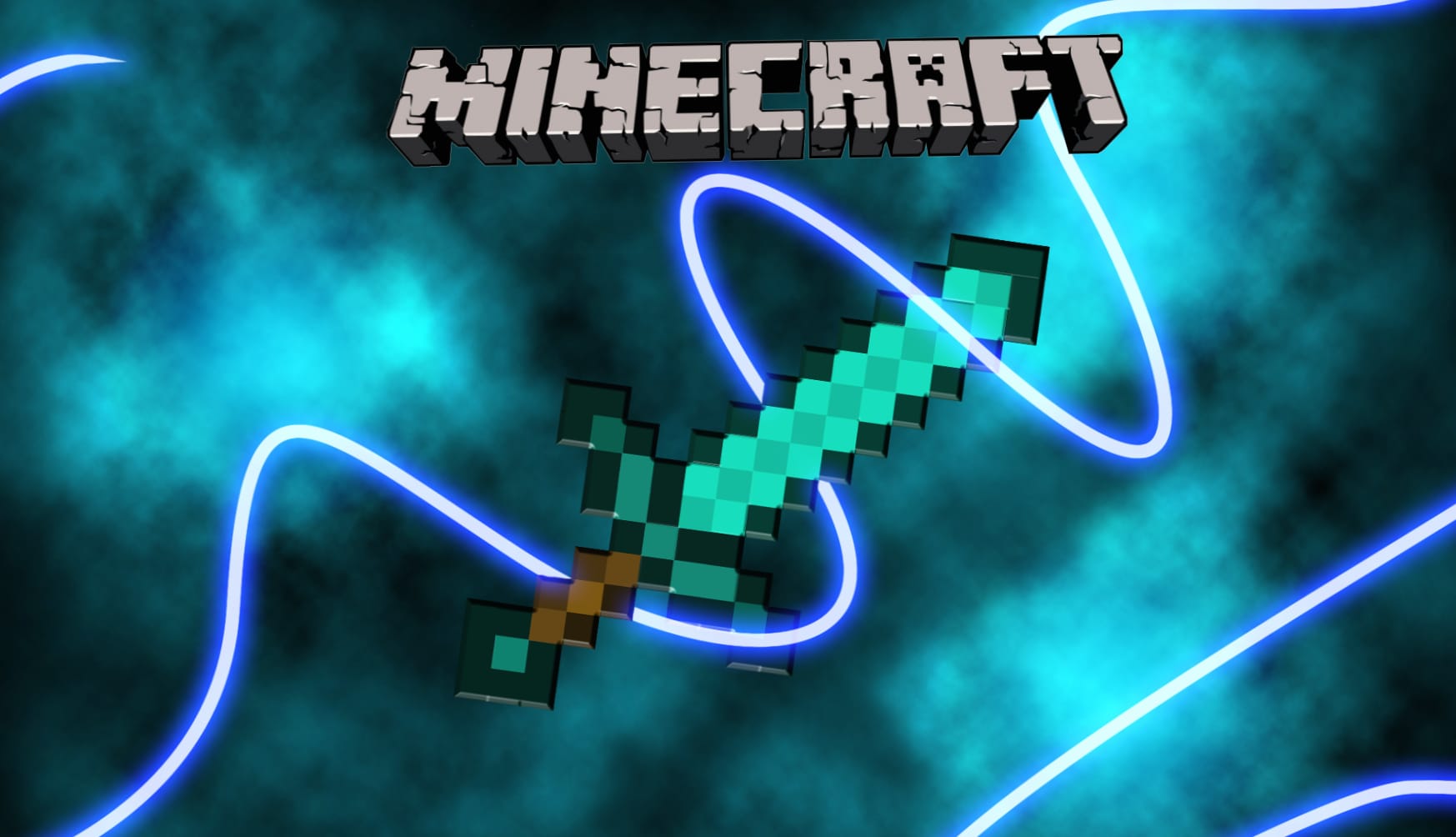 HD Minecraft Diamond Sword Wallpaper wallpapers HD quality